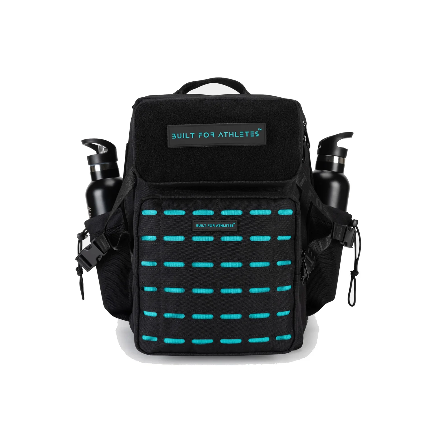 Built For Athletes Medium 25L Gym Backpack - Black & Aqua