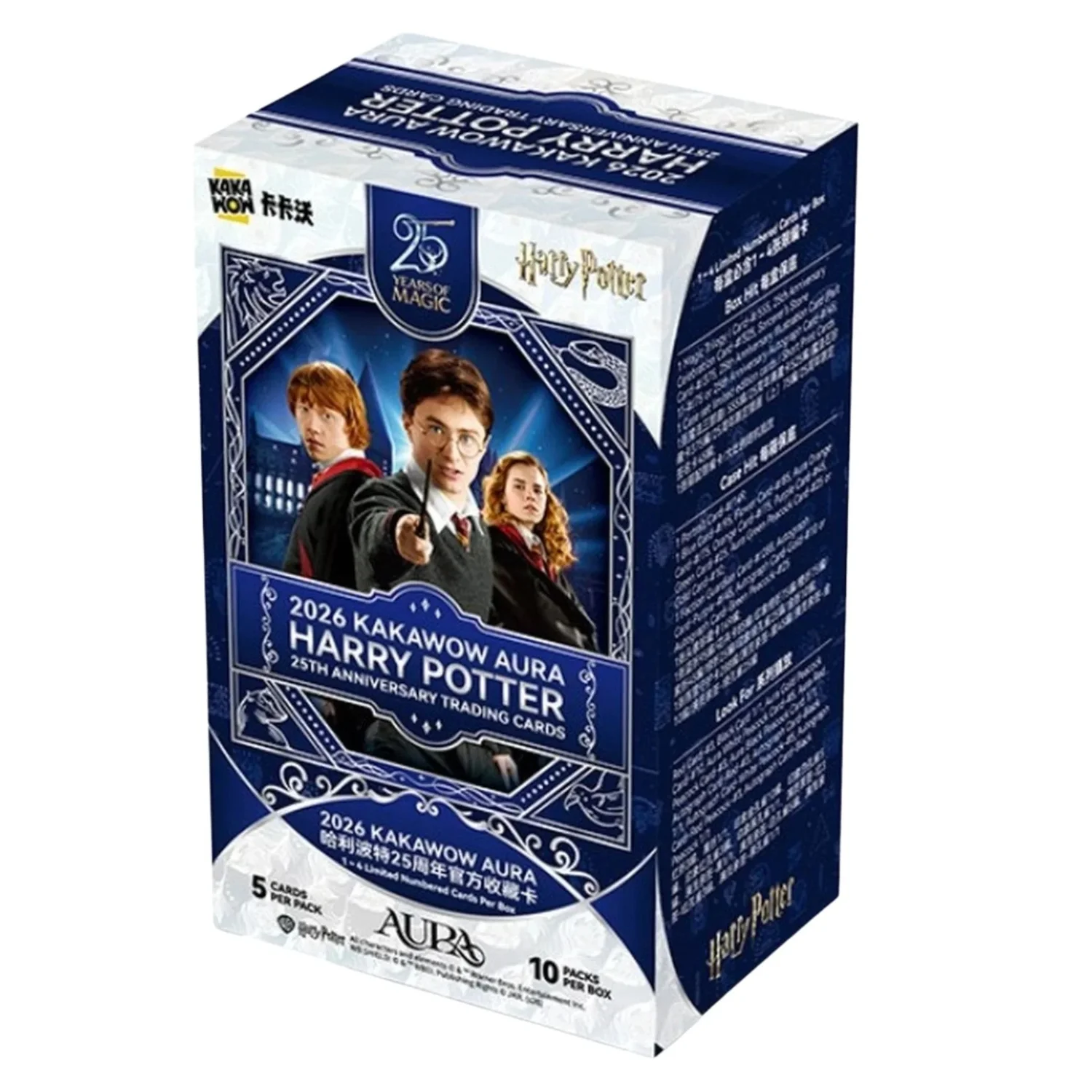 2026 Kakawow Aura Harry Potter 25th Anniversary Trading Cards Hobby Box Case (10 Boxes) | Zavvi UK 2026 Kakawow Aura Harry Potter 25th Anniversary Trading Cards Hobby Box Case (10 Boxes) | Zavvi UK