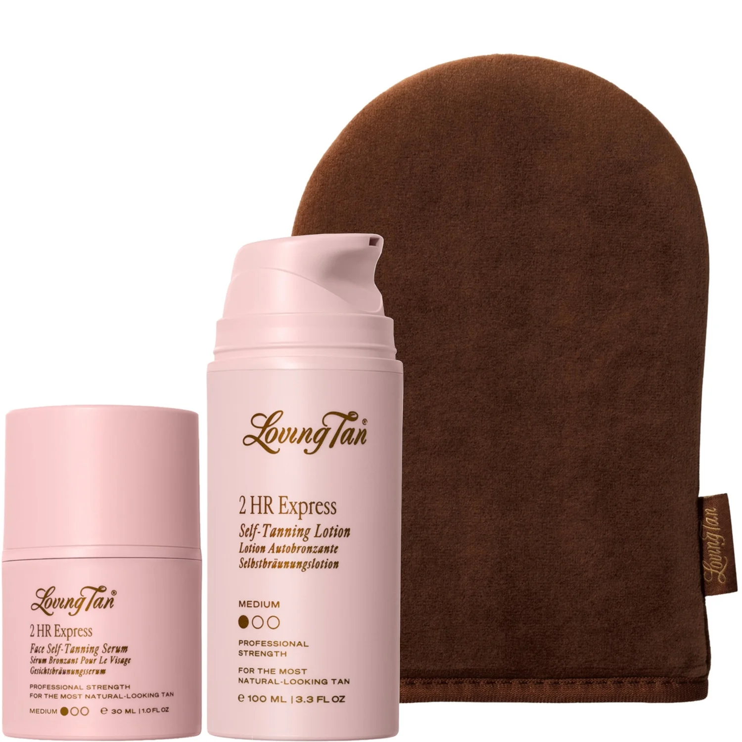 Loving Tan 2HR Express Tanning Lotion & 2HR Express Face Tanning Serum & Deluxe