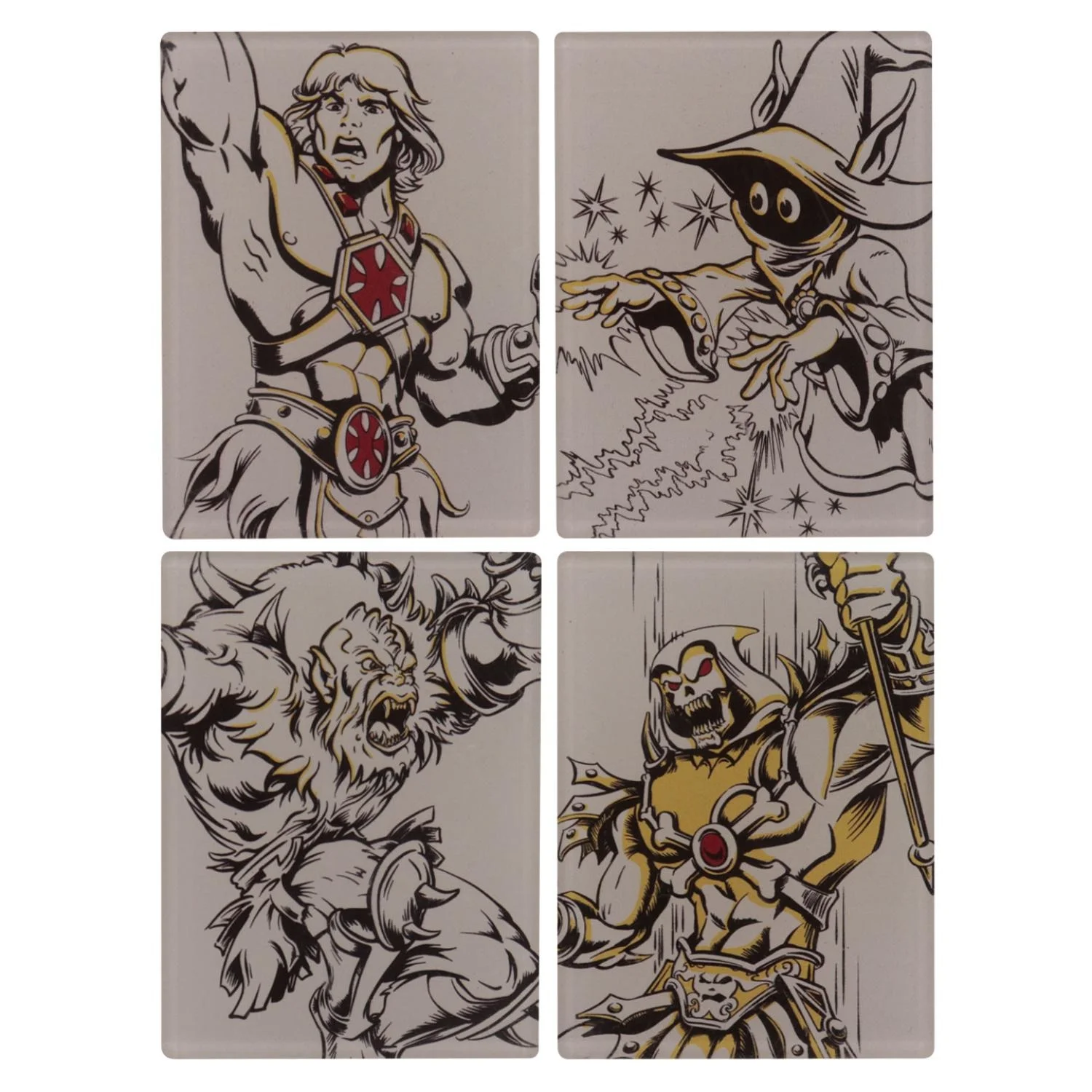 Masters of the Universe™ - Set of Four Magnets