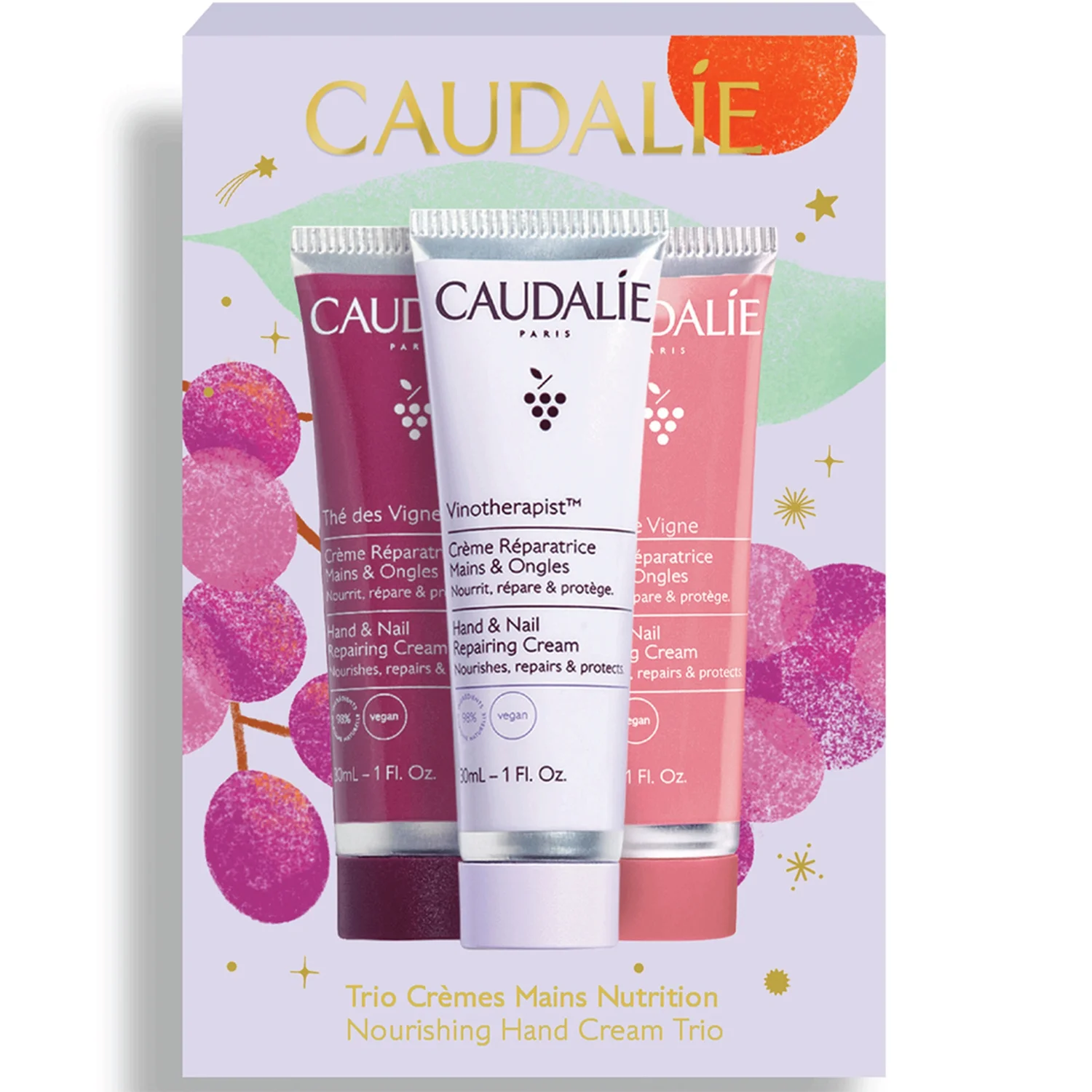 Caudalie Nourishing Hand Cream Trio (Worth £14.40)