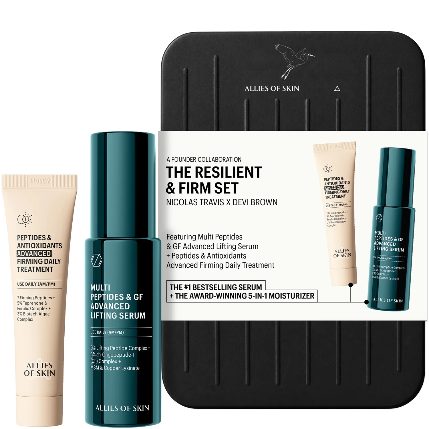 Resilient & Firm Set Growth Factor Serum & Moisturiser Skincare Kit