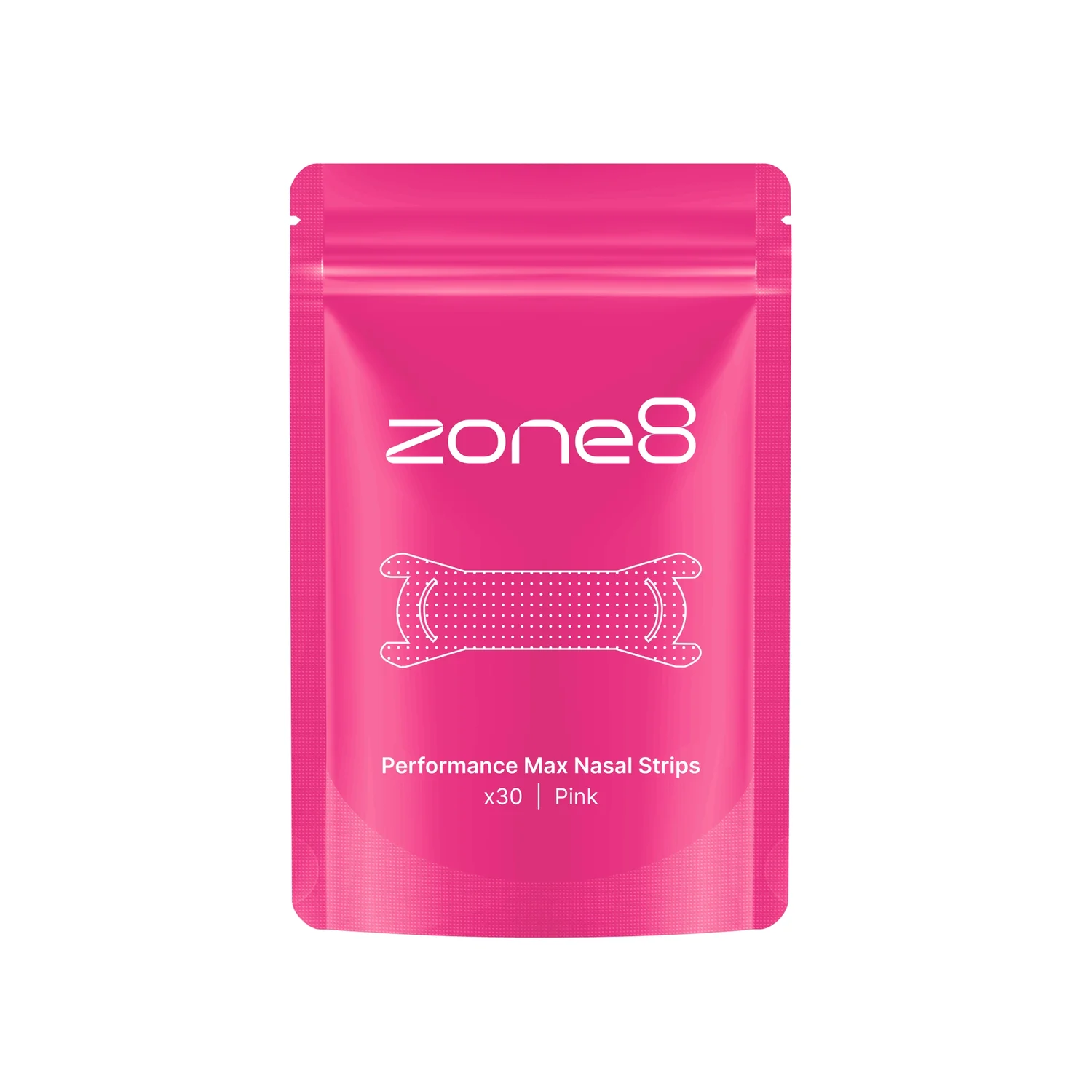 Zone8 Performance Max Nasal Strips - Pink