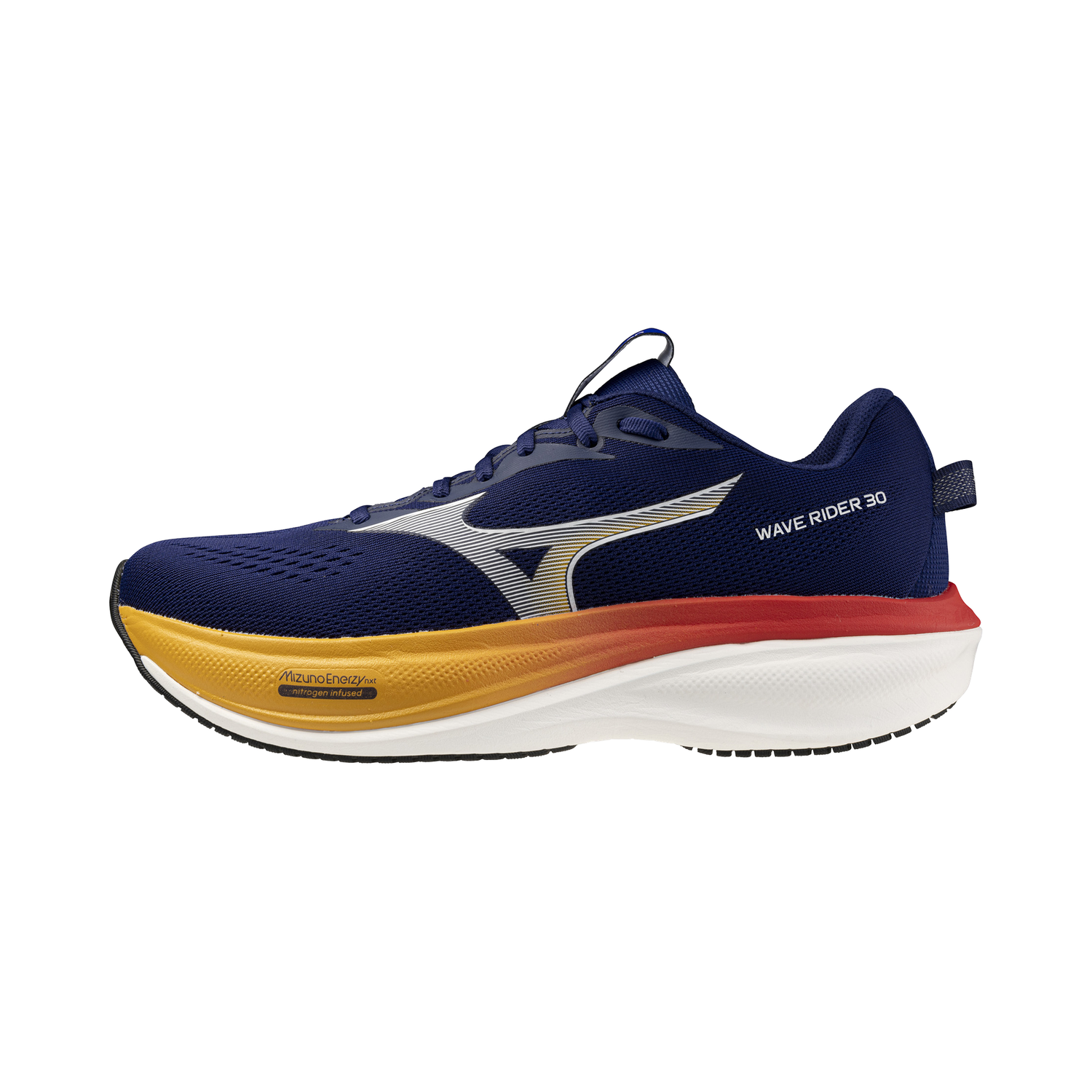 Mizuno Men's Wave Rider 30 - Beacon Blue/White/Artisan's Go