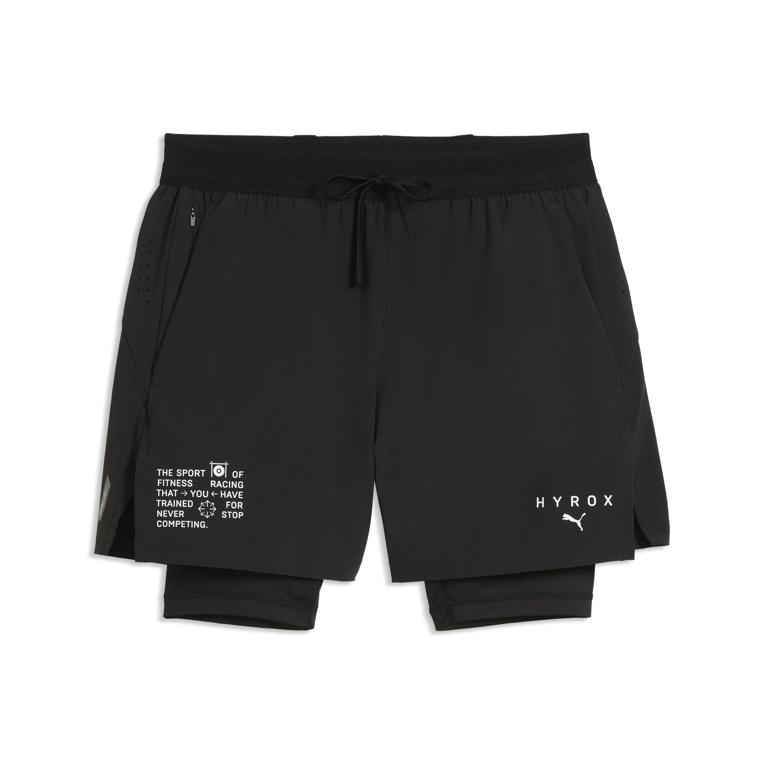 PUMA X HYROX Men's 2In1 Powermode Short - Puma Black