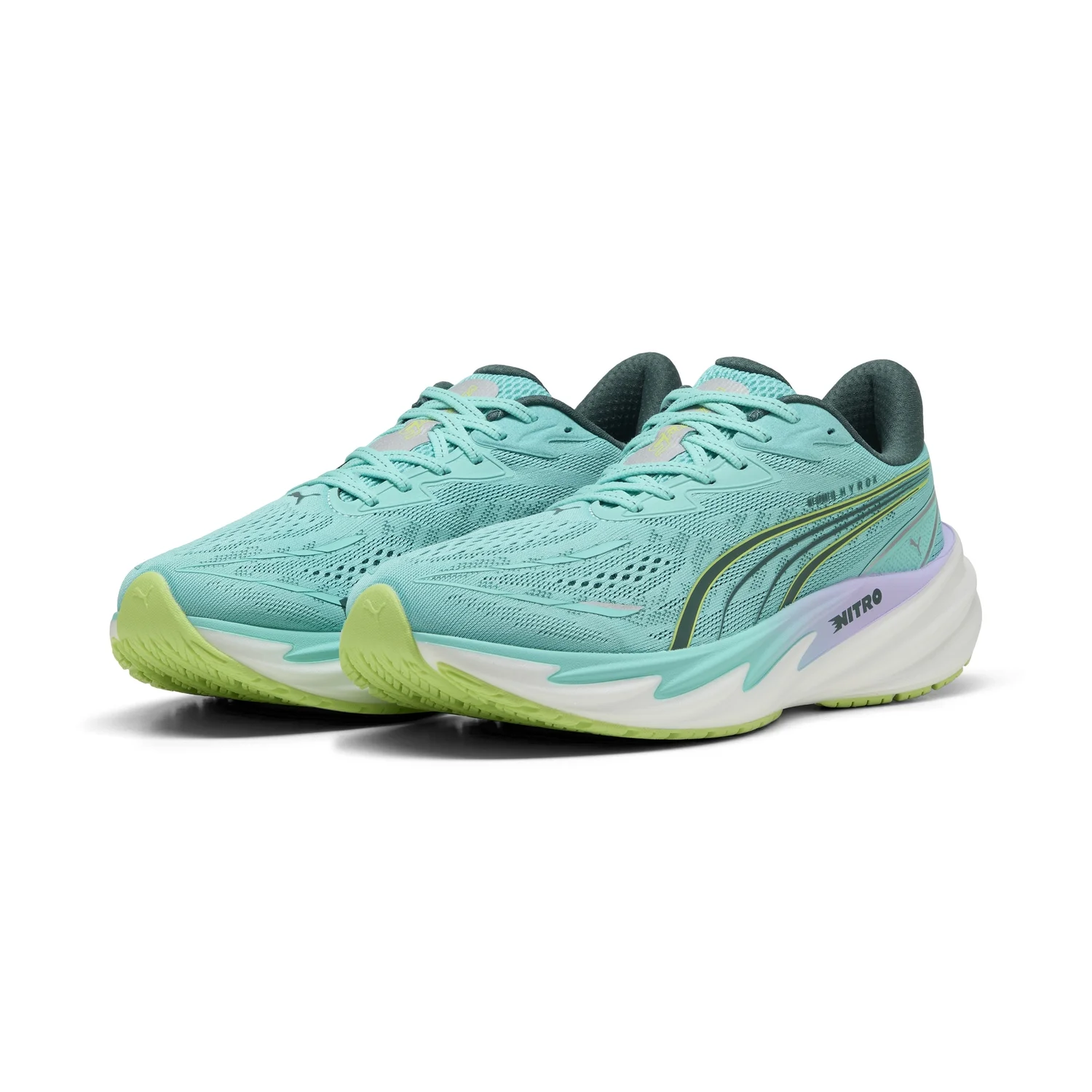 PUMA X HYROX Men's Velocity Nitro 5 Trainers - Intense Mint/Light Lavender