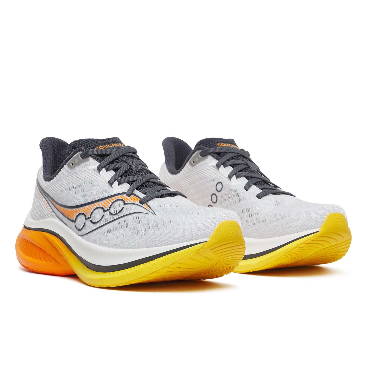 Saucony Men's Endorphin Speed 5 Trainers - White/Fuego