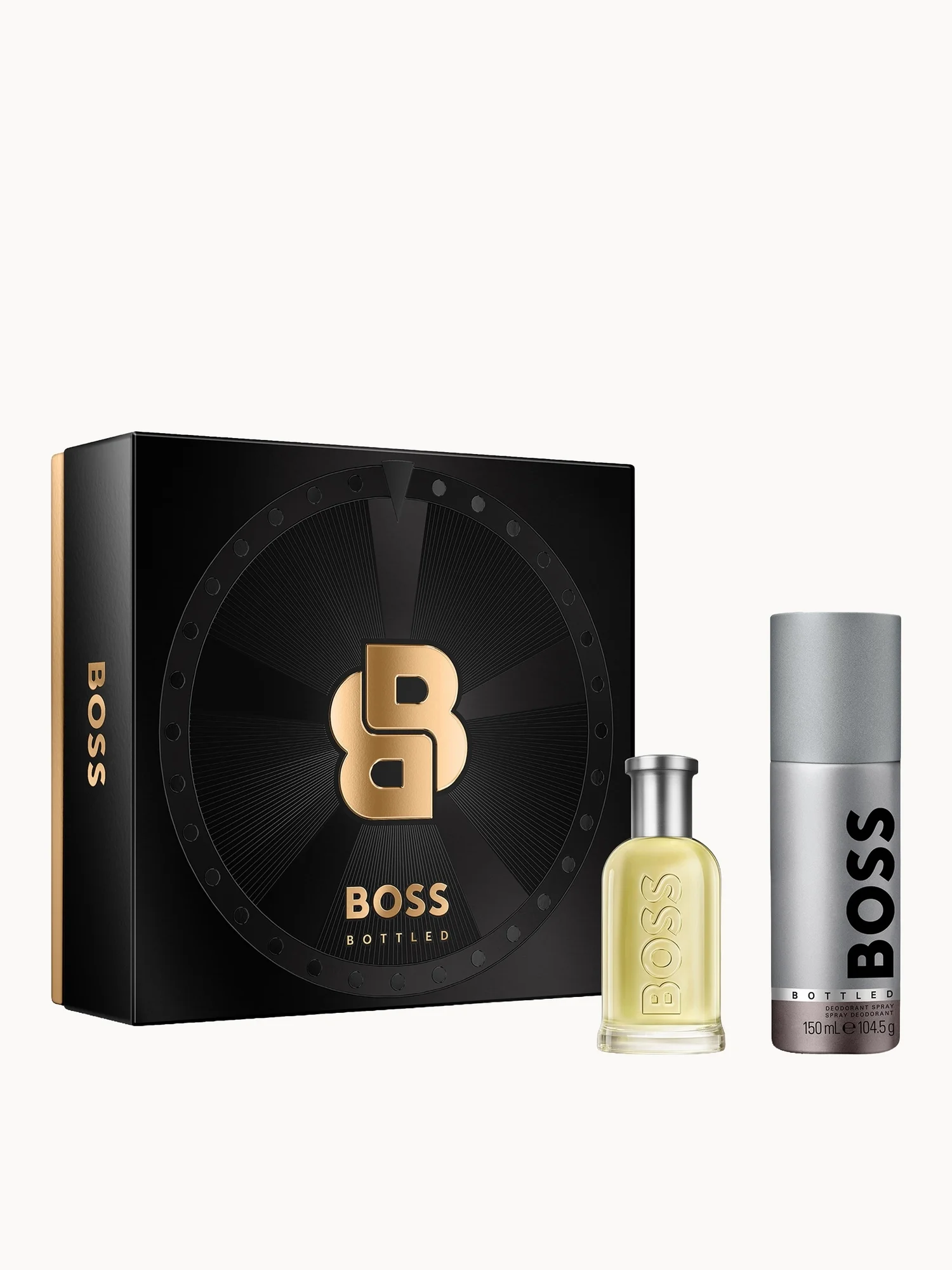 BOSS Bottled Eau de Toilette for Men and Deodorant Spray Duo Gift Set 50ml & 150ml