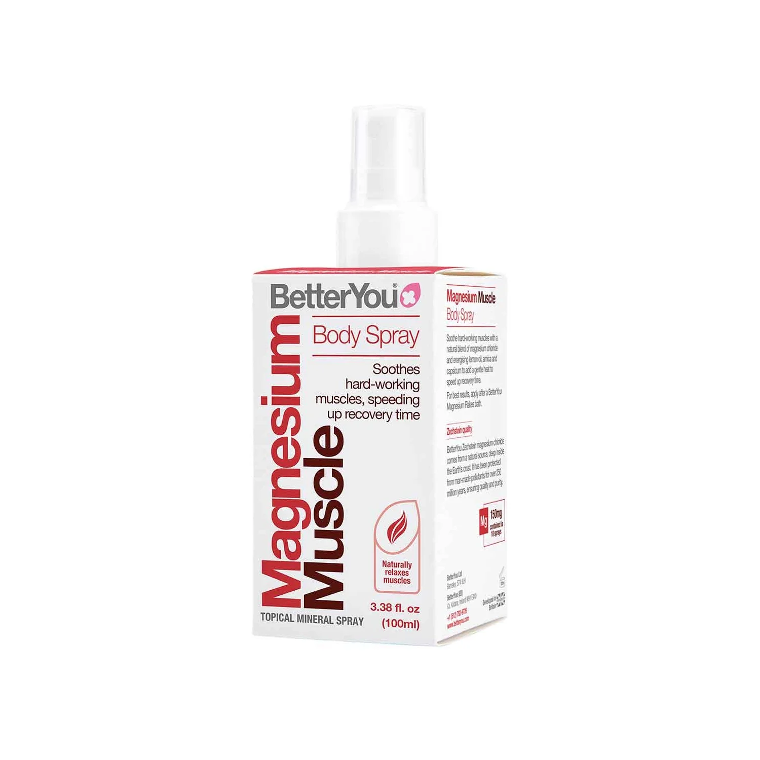 BetterYou Magnesium Muscle Body Spray 100ml