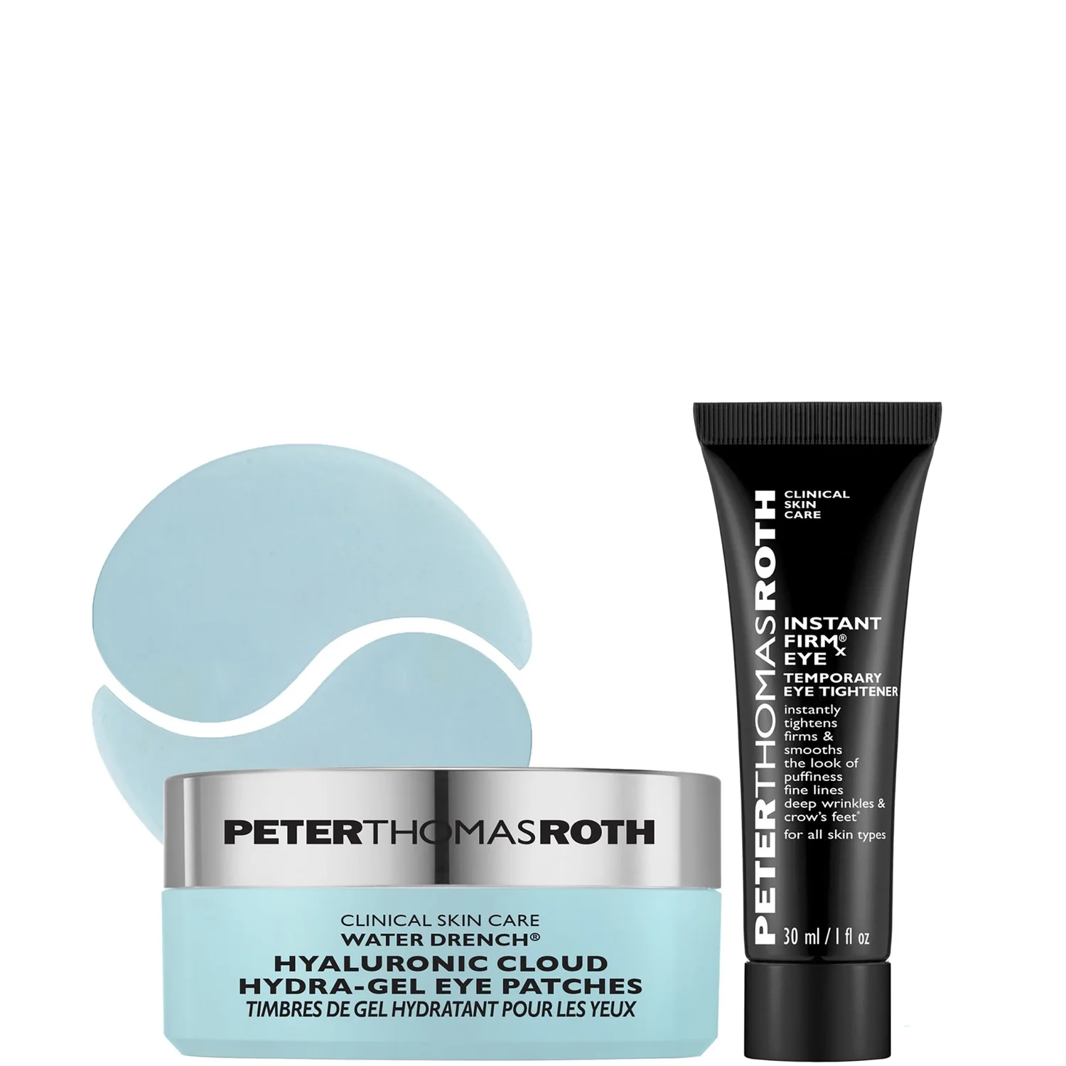 Peter Thomas Roth Firmx 30ml & Water Drench Hyaluronic Cloud Eye Patches Bundle