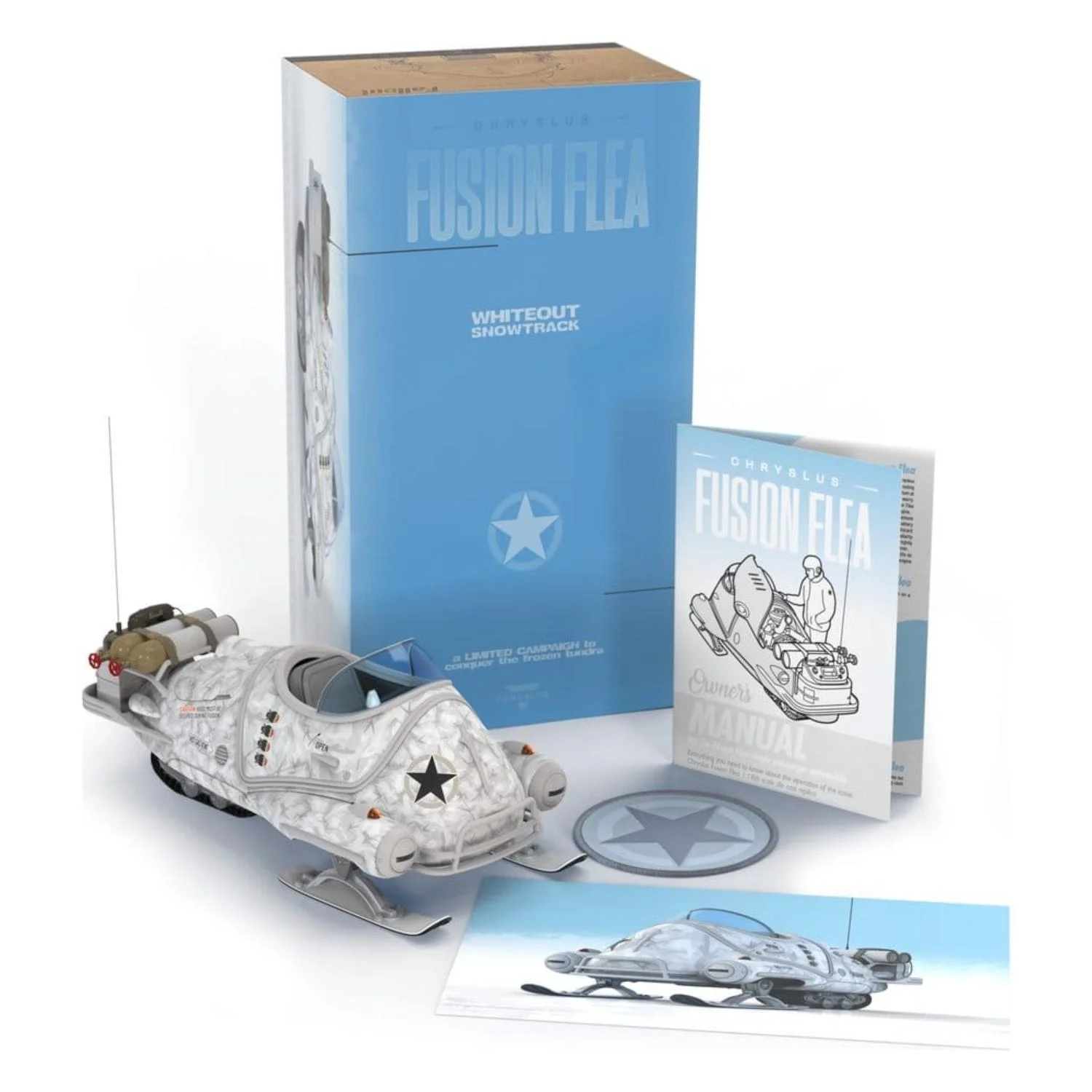 Wand Company Fallout Whiteout Snowtrack Fusion Flea Die-Cast Replica