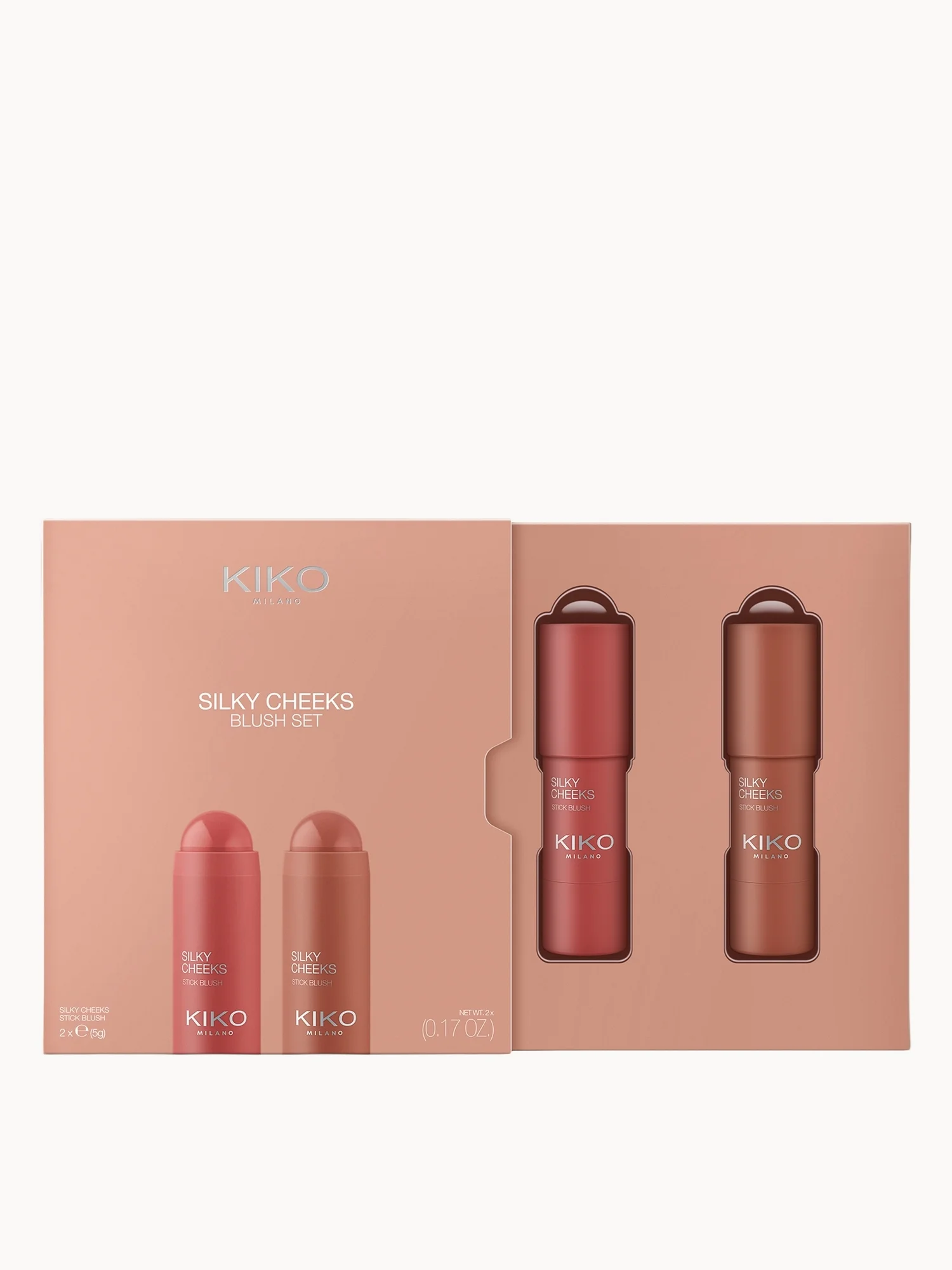 KIKO Milano Silky Cheeks Blush & Bronze Set 10g