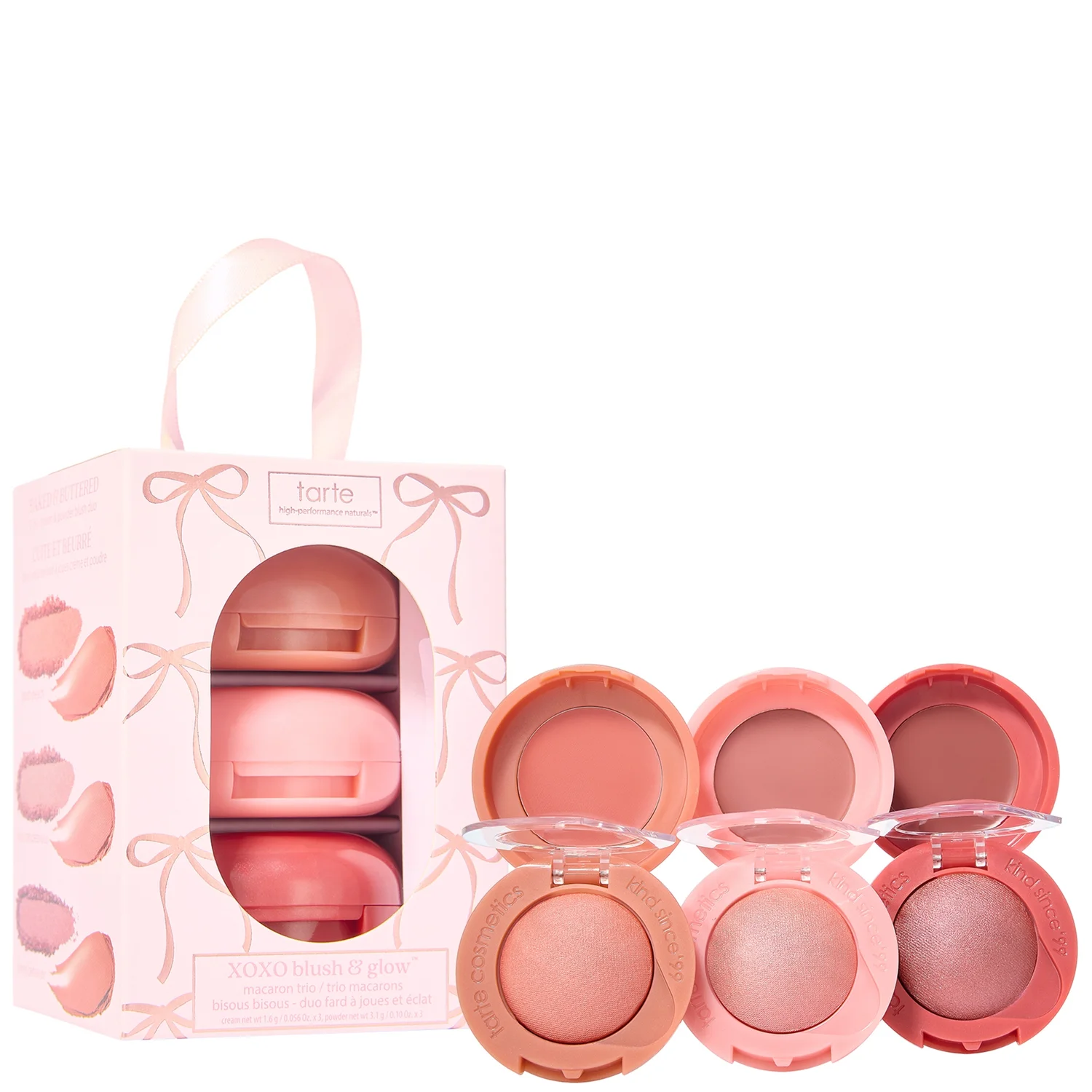 XOXO Blush & Glow Macaron Trio