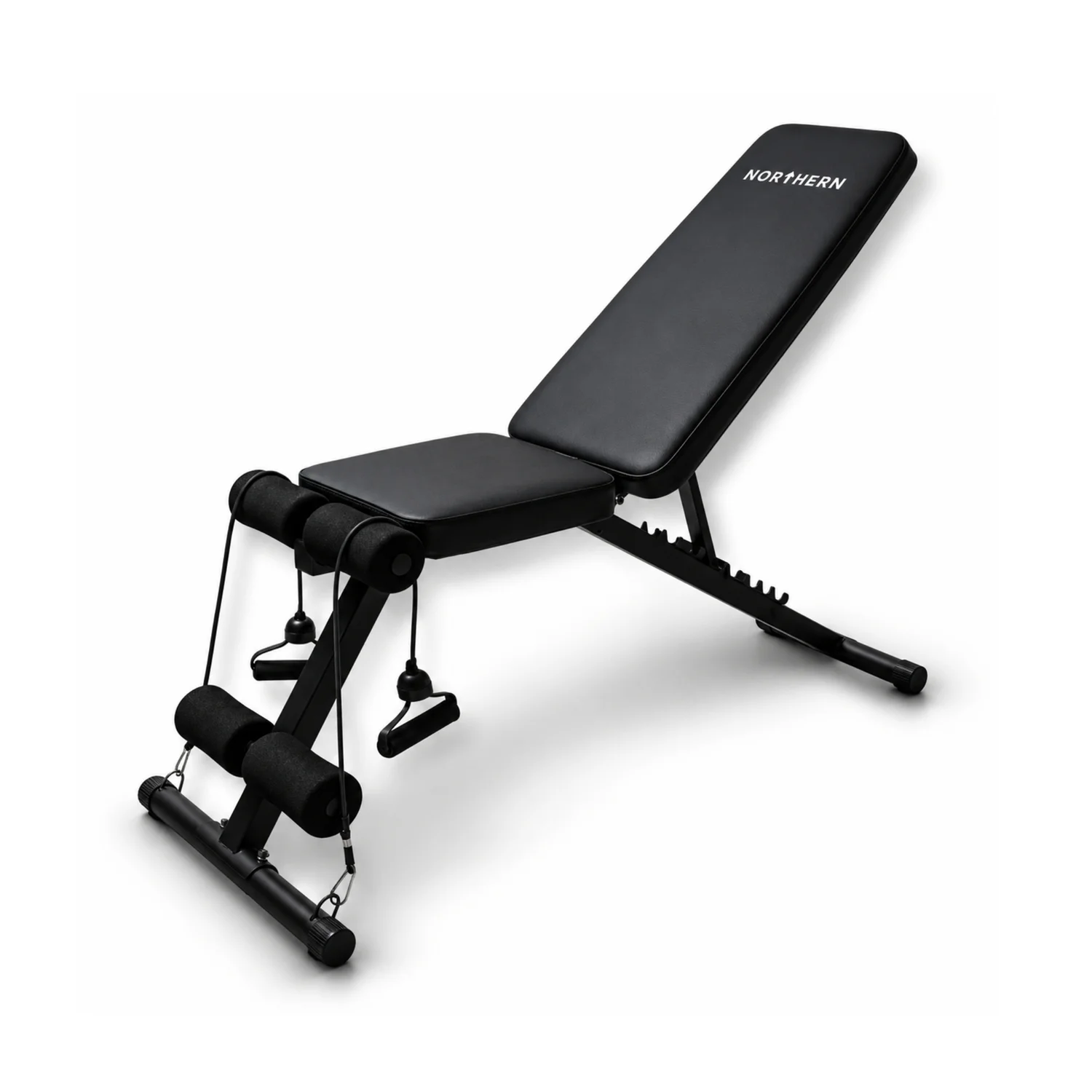 Northern Folding Adjustable Incline/Decline Bench & Bands