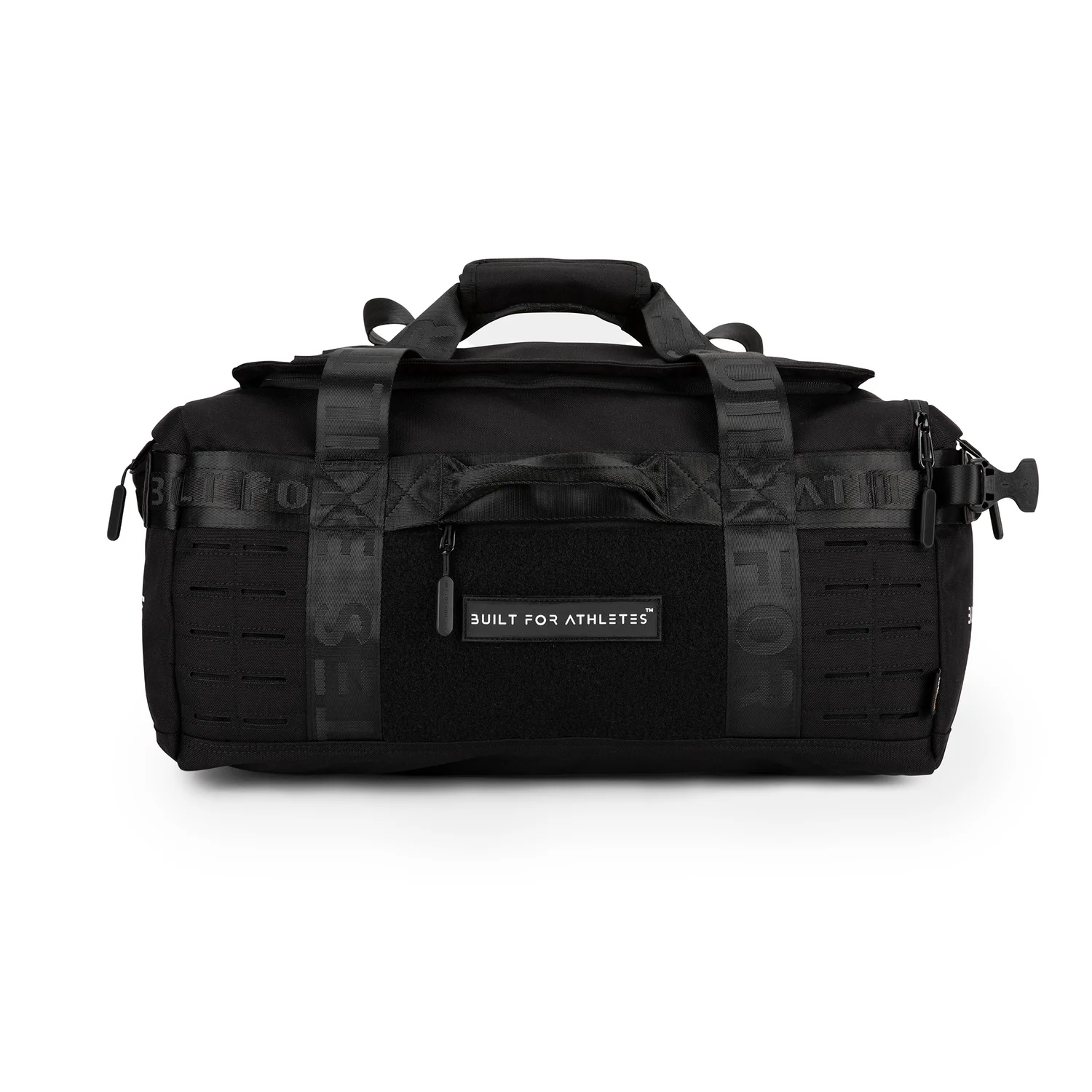 Built for Athletes Black Duffel Bag 40L