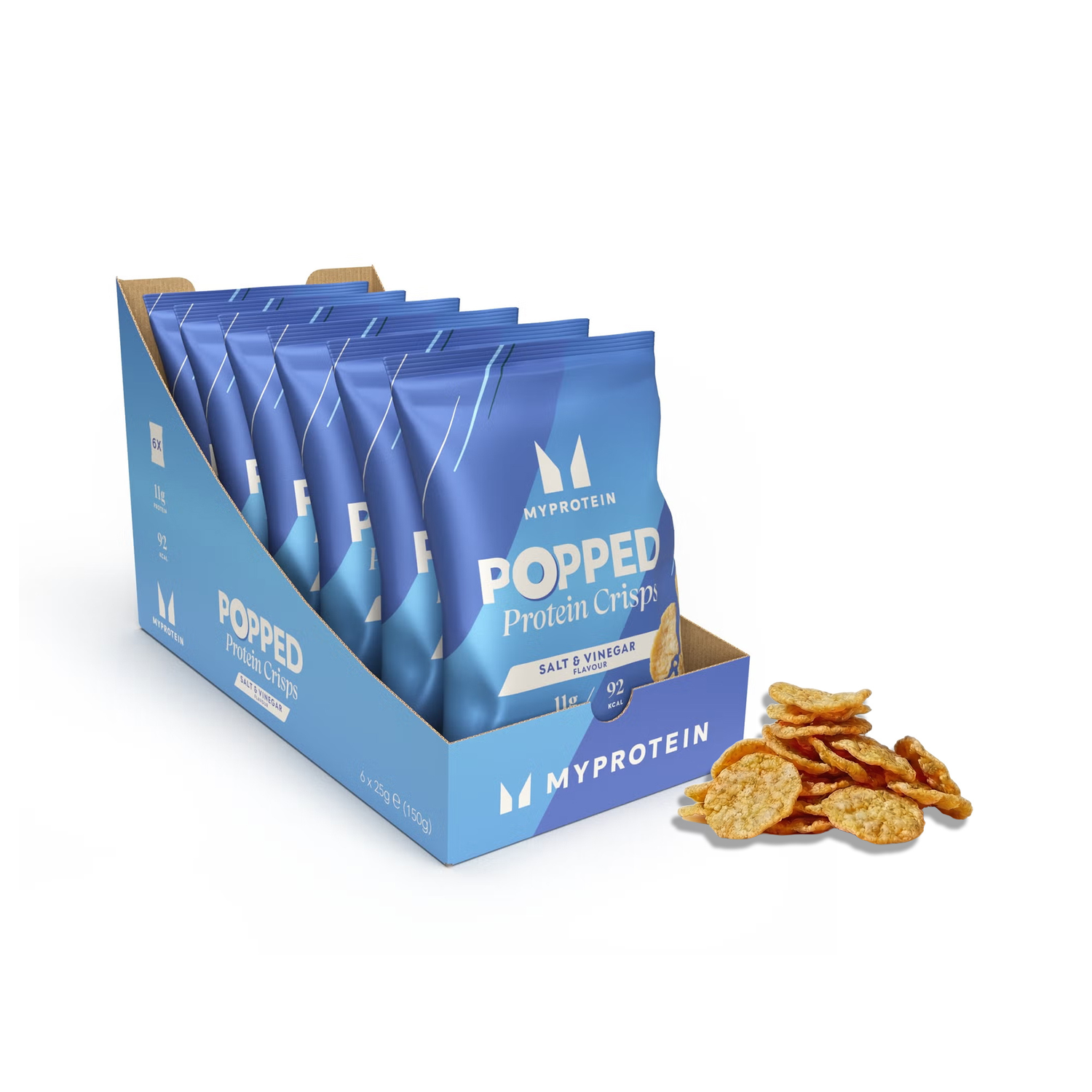 Popped Protein Crisps