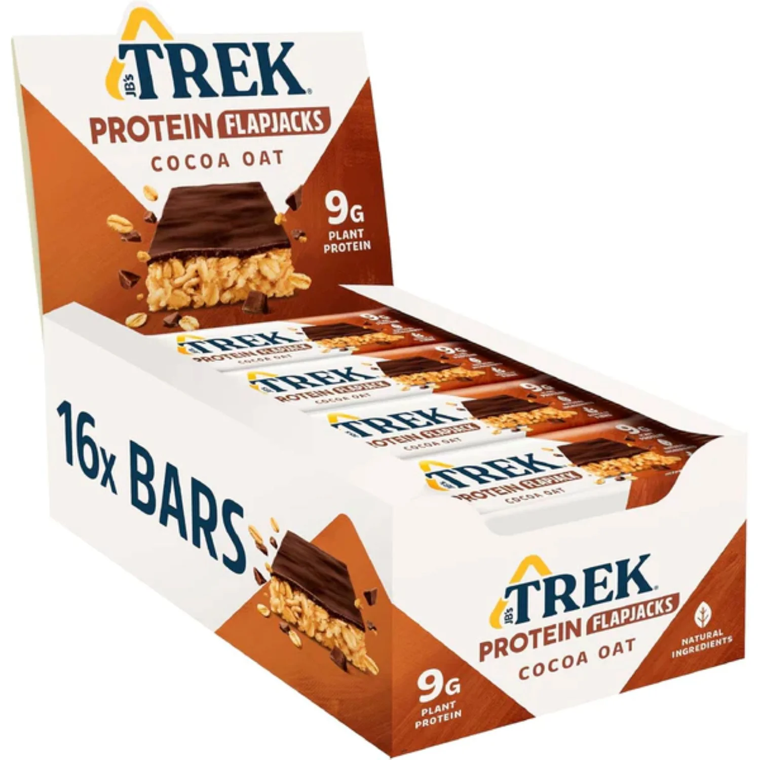 Trek Cocoa & Oat Protein Flapjack