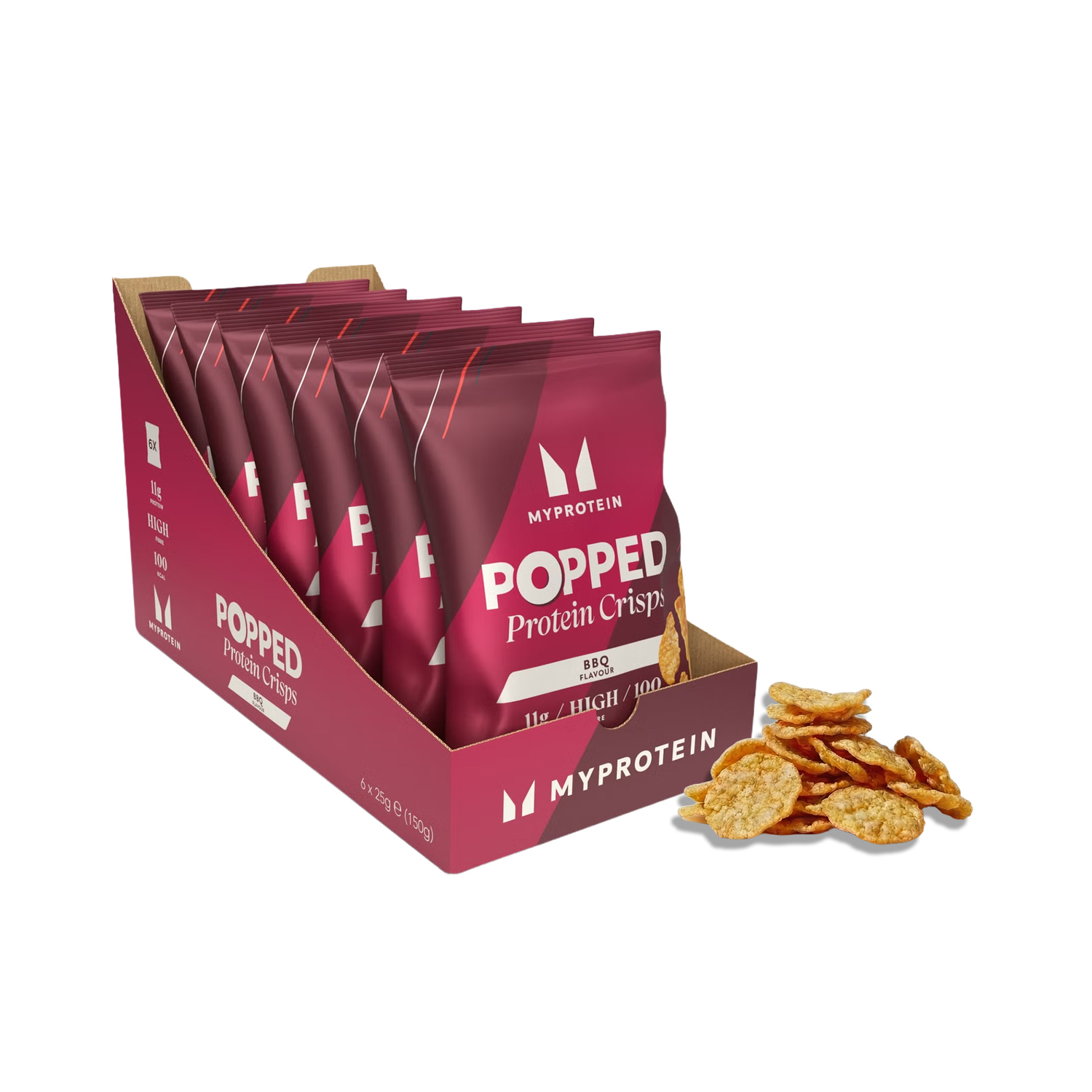Popped Protein Crisps