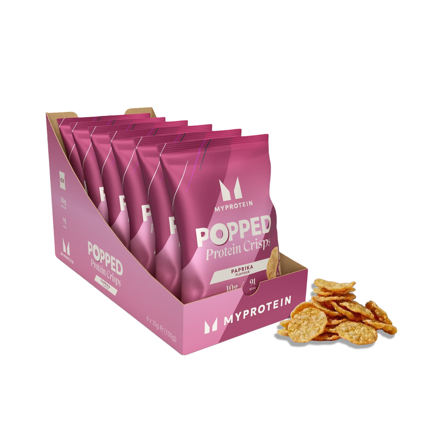 Popped Protein Crisps