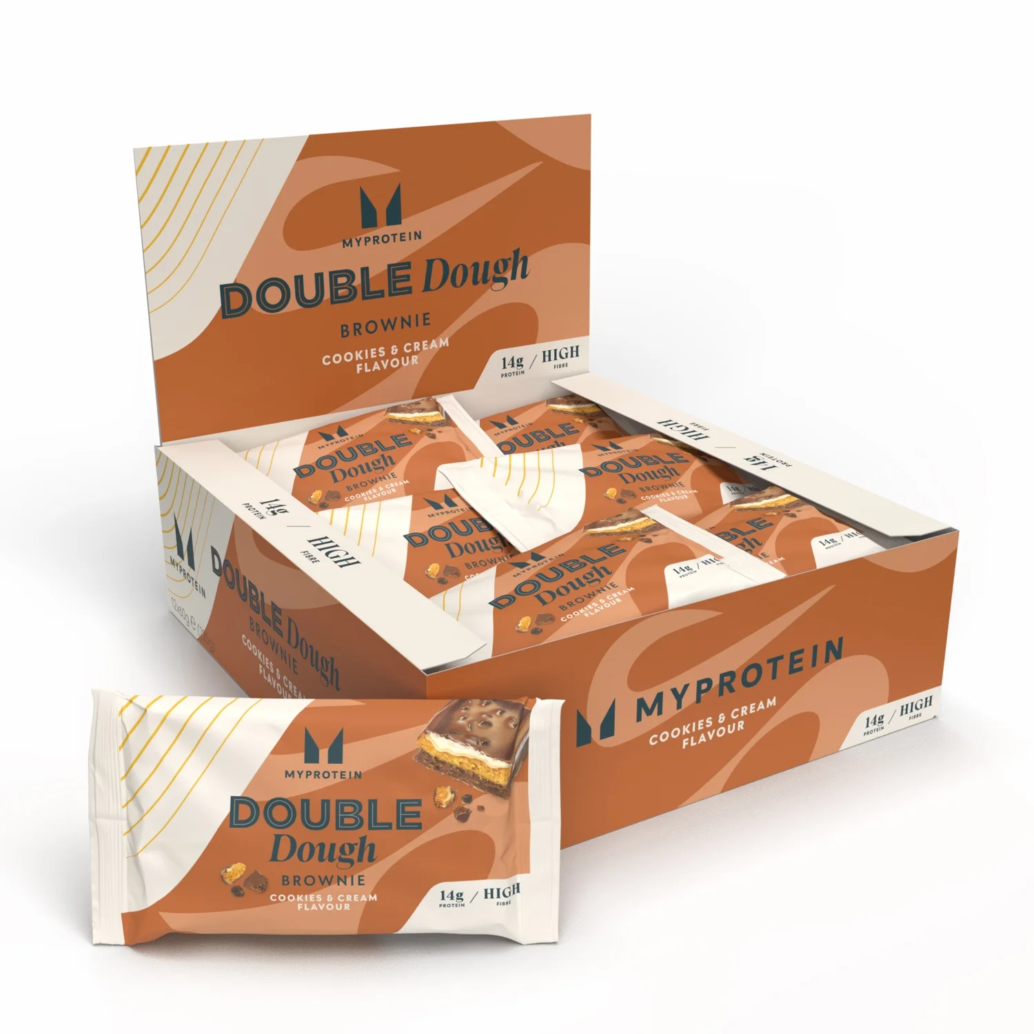 Double Dough Protein Brownie