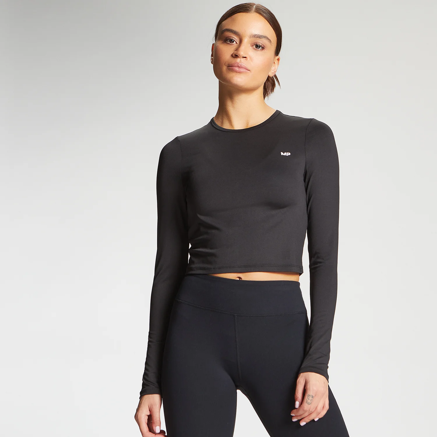 MP Women's Training Long Sleeve Crop Top MP Women's Training Long Sleeve Crop Top