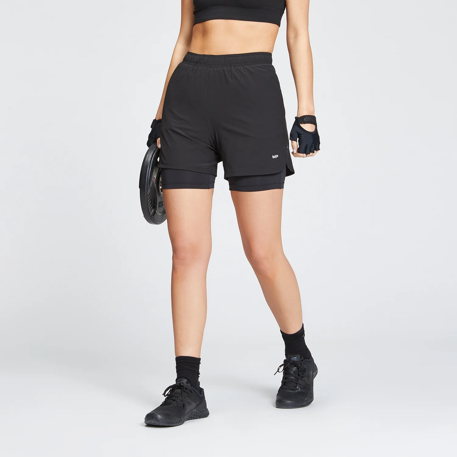 MP Women's 2 IN 1 Training Jersey Short