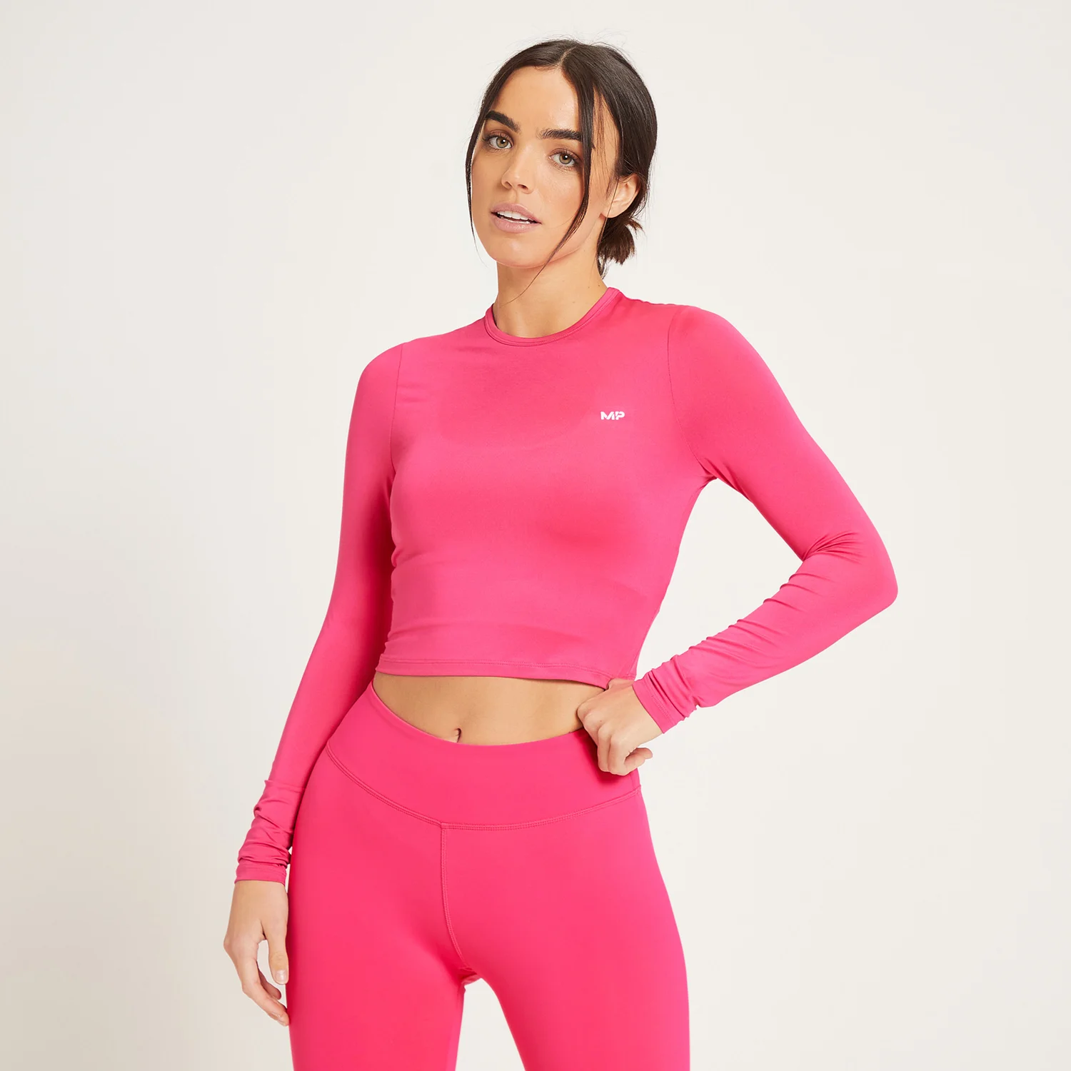 MP Women's Training Long Sleeve Crop Top MP Women's Training Long Sleeve Crop Top