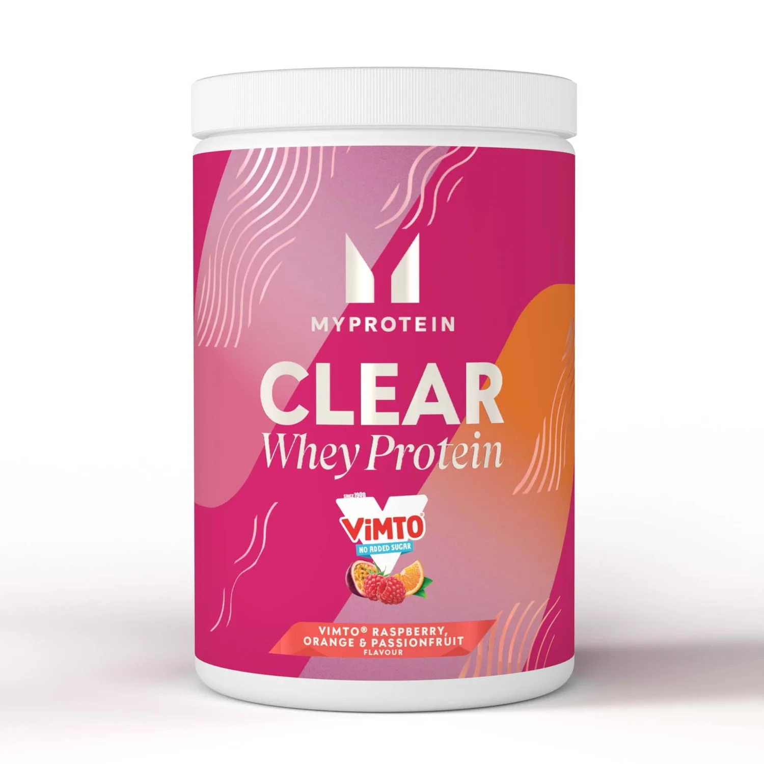 Clear Whey Isolate Vimto ® Raspberry, Orange, Passionfruit Clear Whey Isolate Vimto ® Raspberry, Orange, Passionfruit
