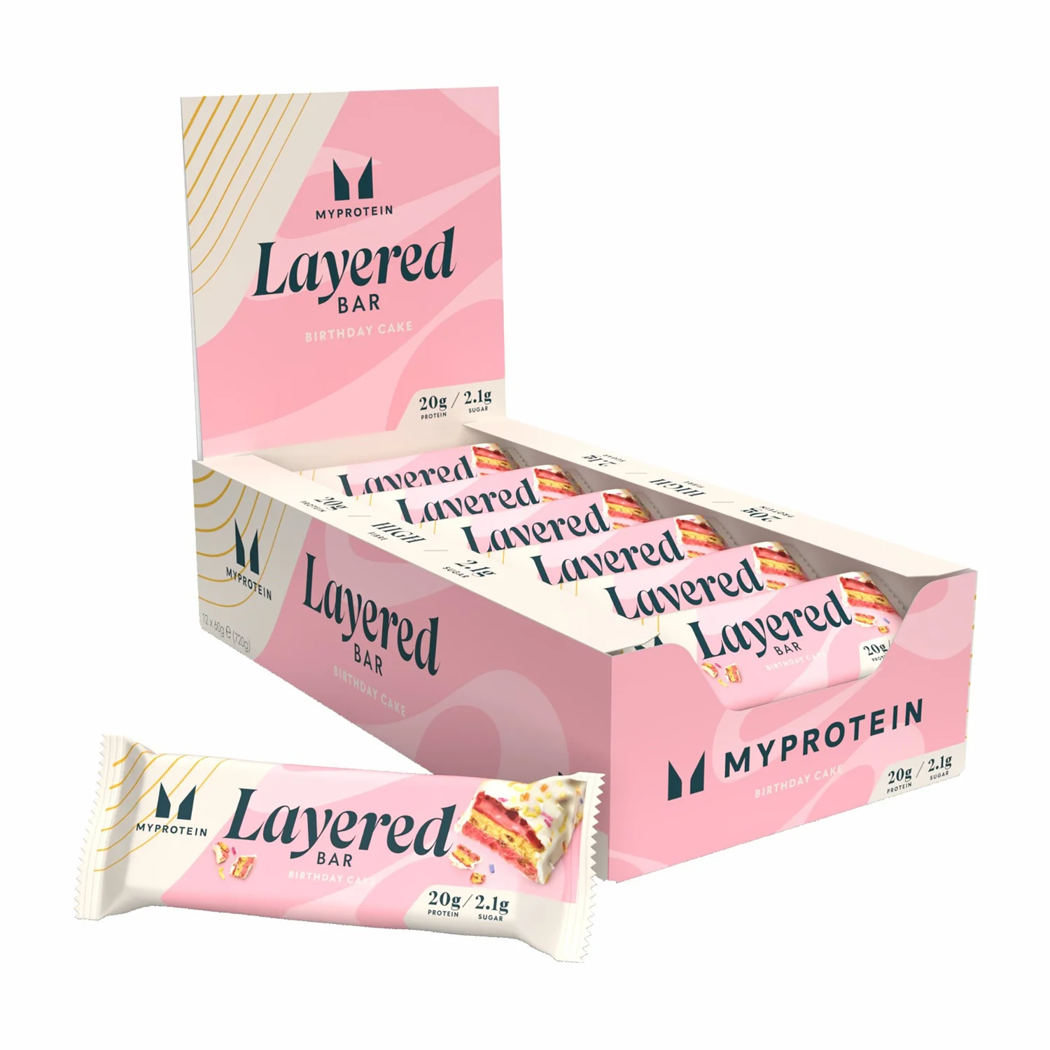 Layered Protein Bar - Peanut Pretzel Layered Protein Bar - Peanut Pretzel