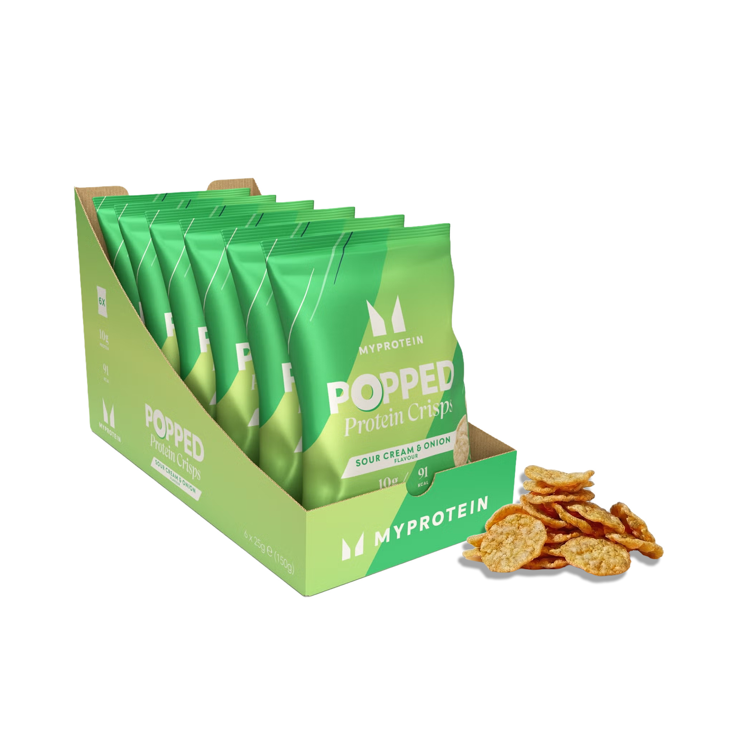 Popped Protein Crisps