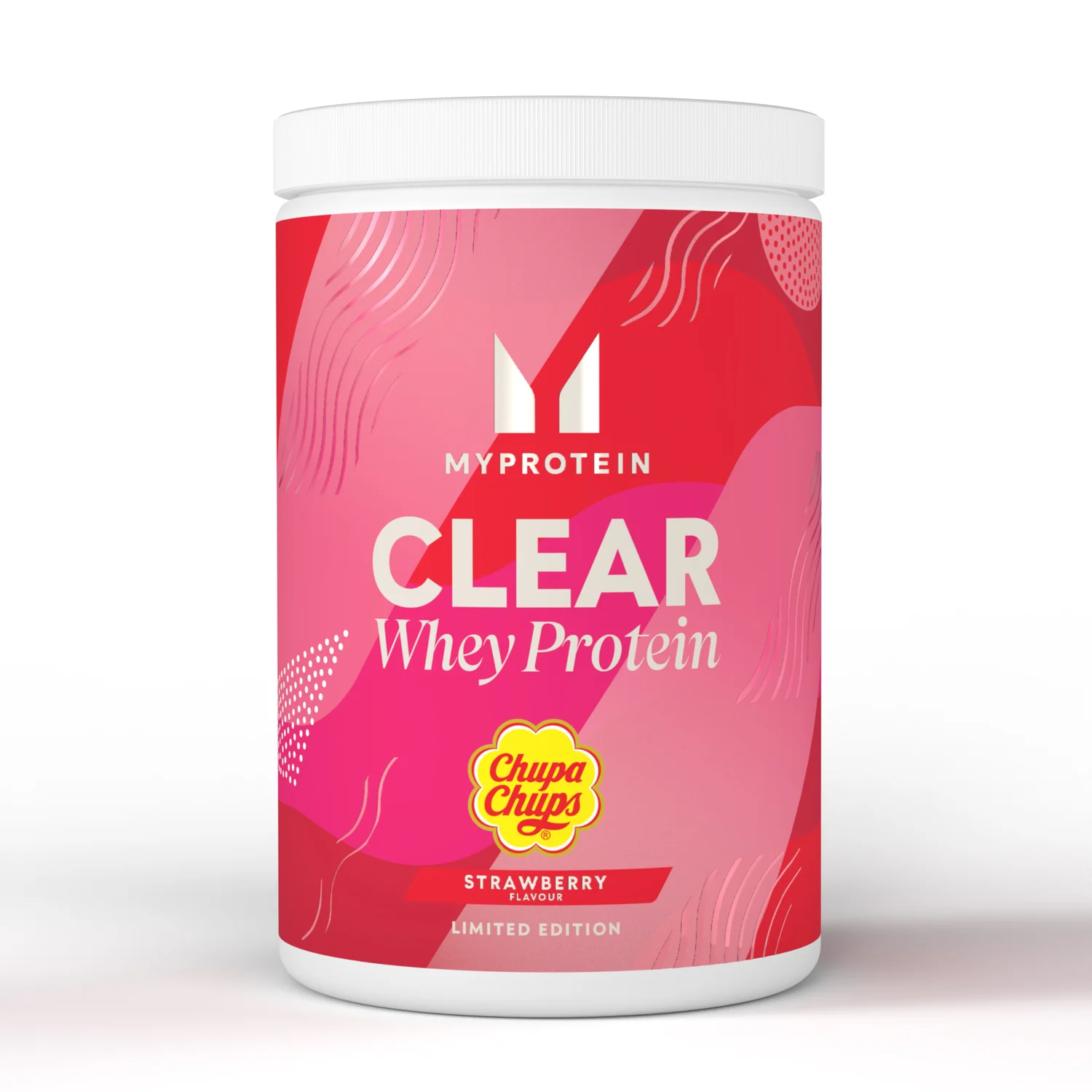 Myprotein Clear Whey – Geschmacksrichtung Chupa Chups® Erdbeere