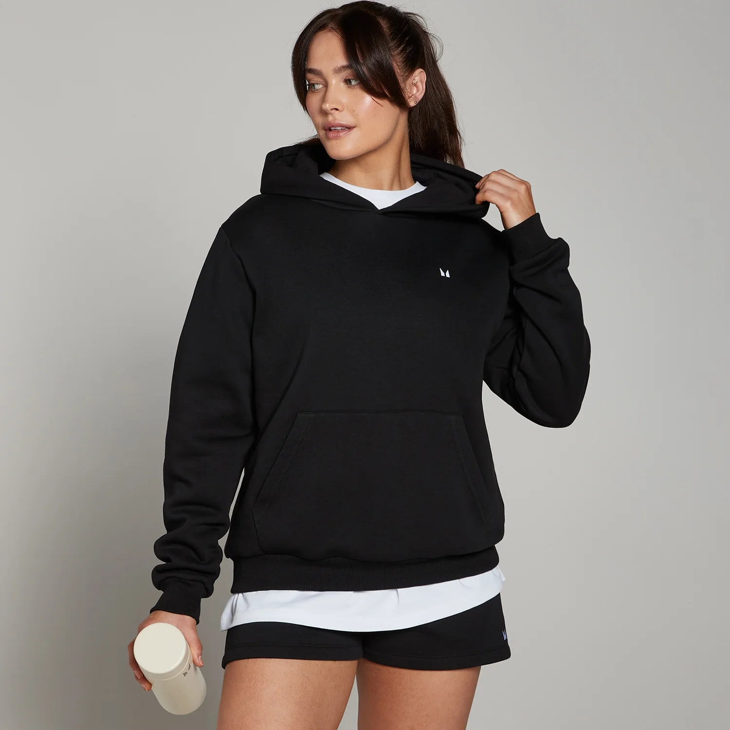 MP Women's Basics Regular Fit Hoodie - Black MP Women's Basics Regular Fit Hoodie - Black