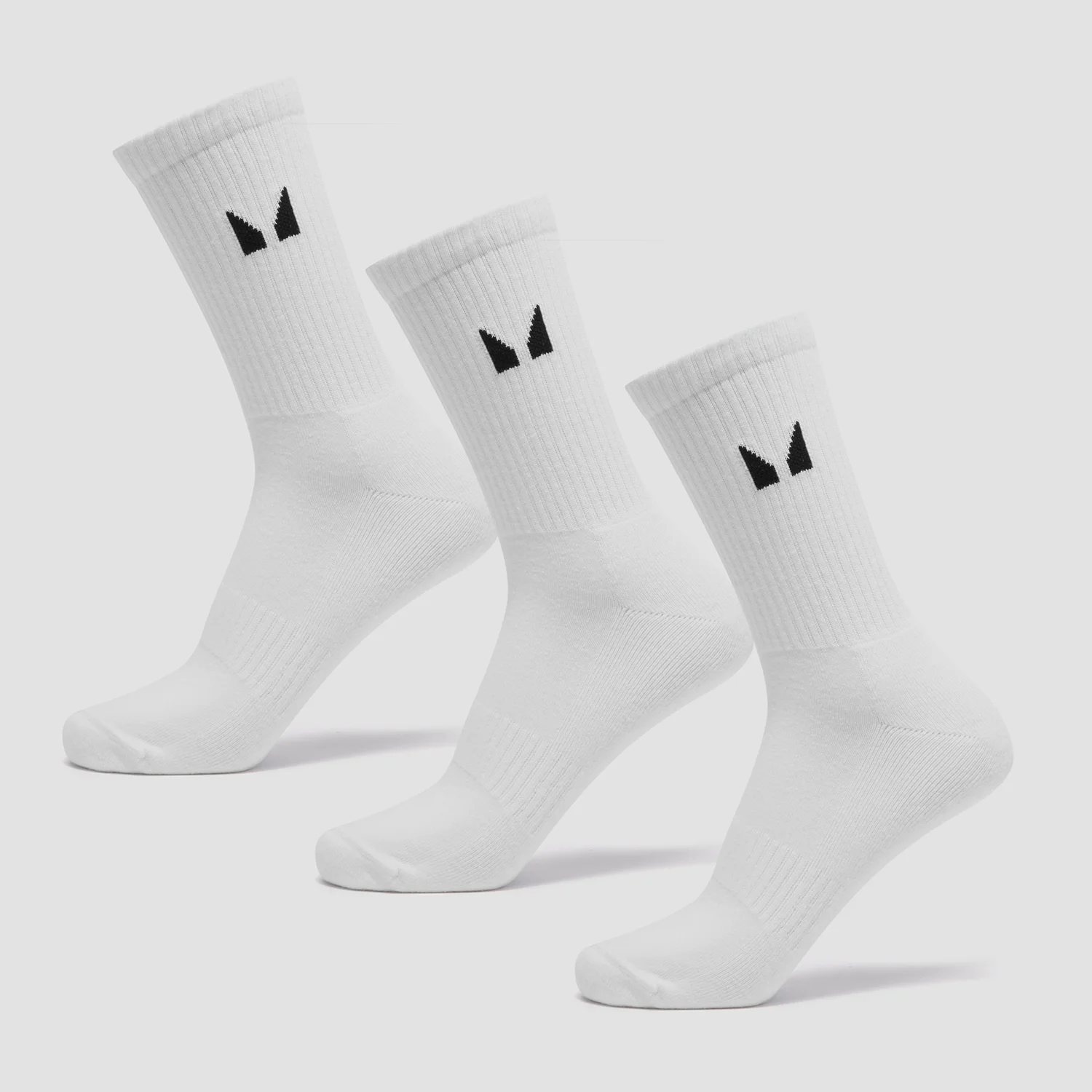 MP Unisex Socks (3 Pack) - White MP Unisex Socks (3 Pack) - White