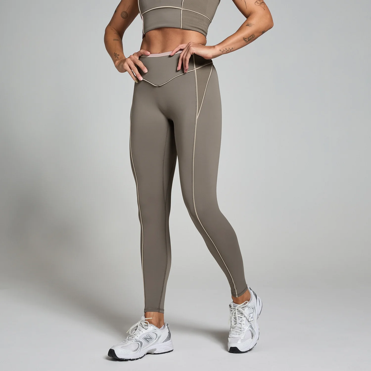 MP Women's Tempo Contrast Texture Leggings MP Women's Tempo Contrast Texture Leggings