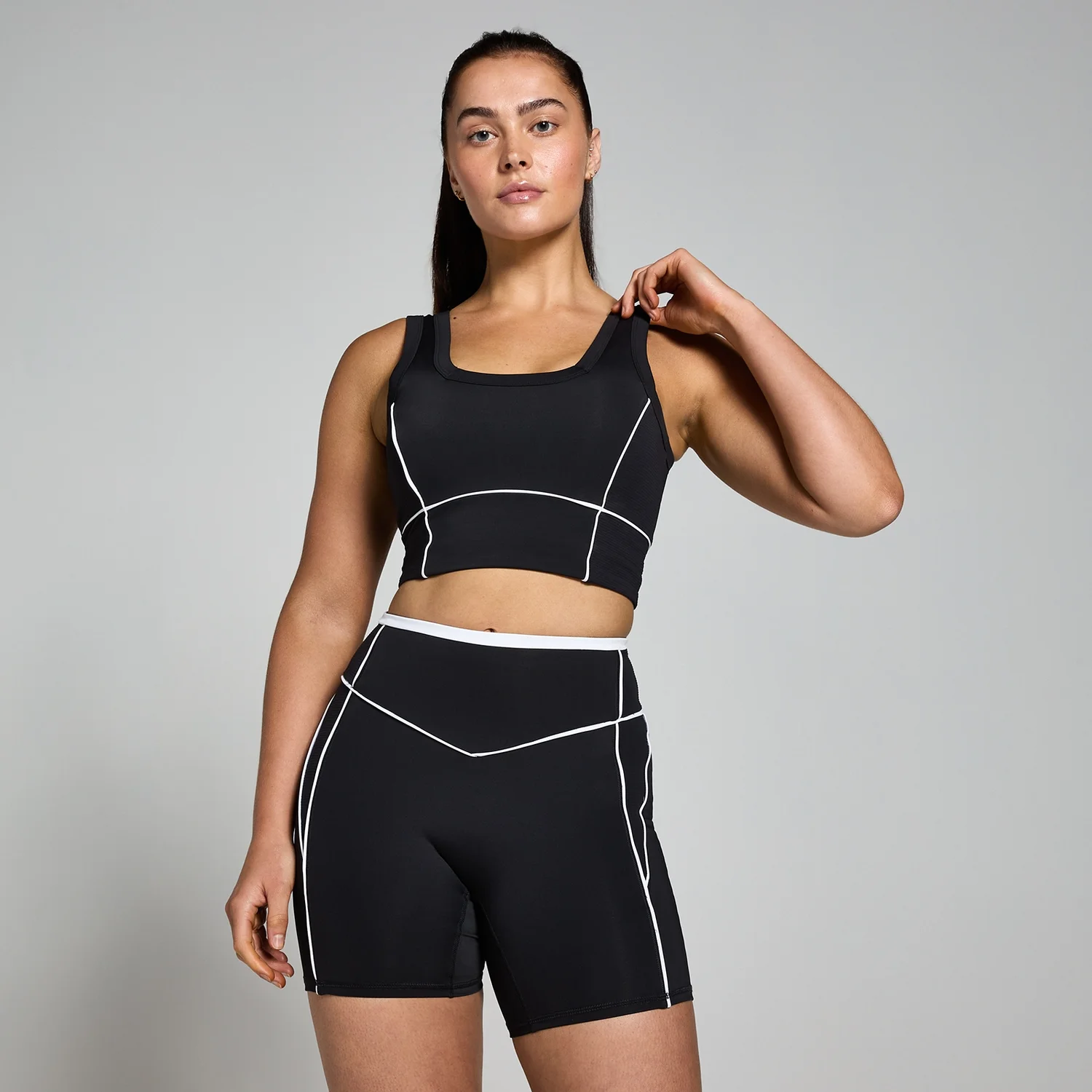 MP Women's Tempo Contrast Texture Sports Bra MP Women's Tempo Contrast Texture Sports Bra