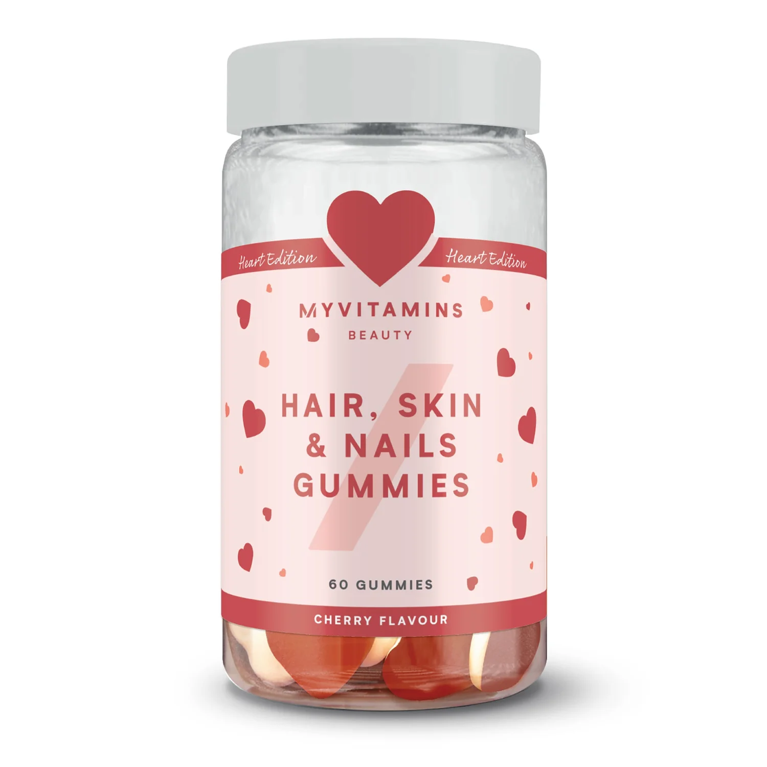 Hair Skin & Nails Gummies Double Layered Heart Edition