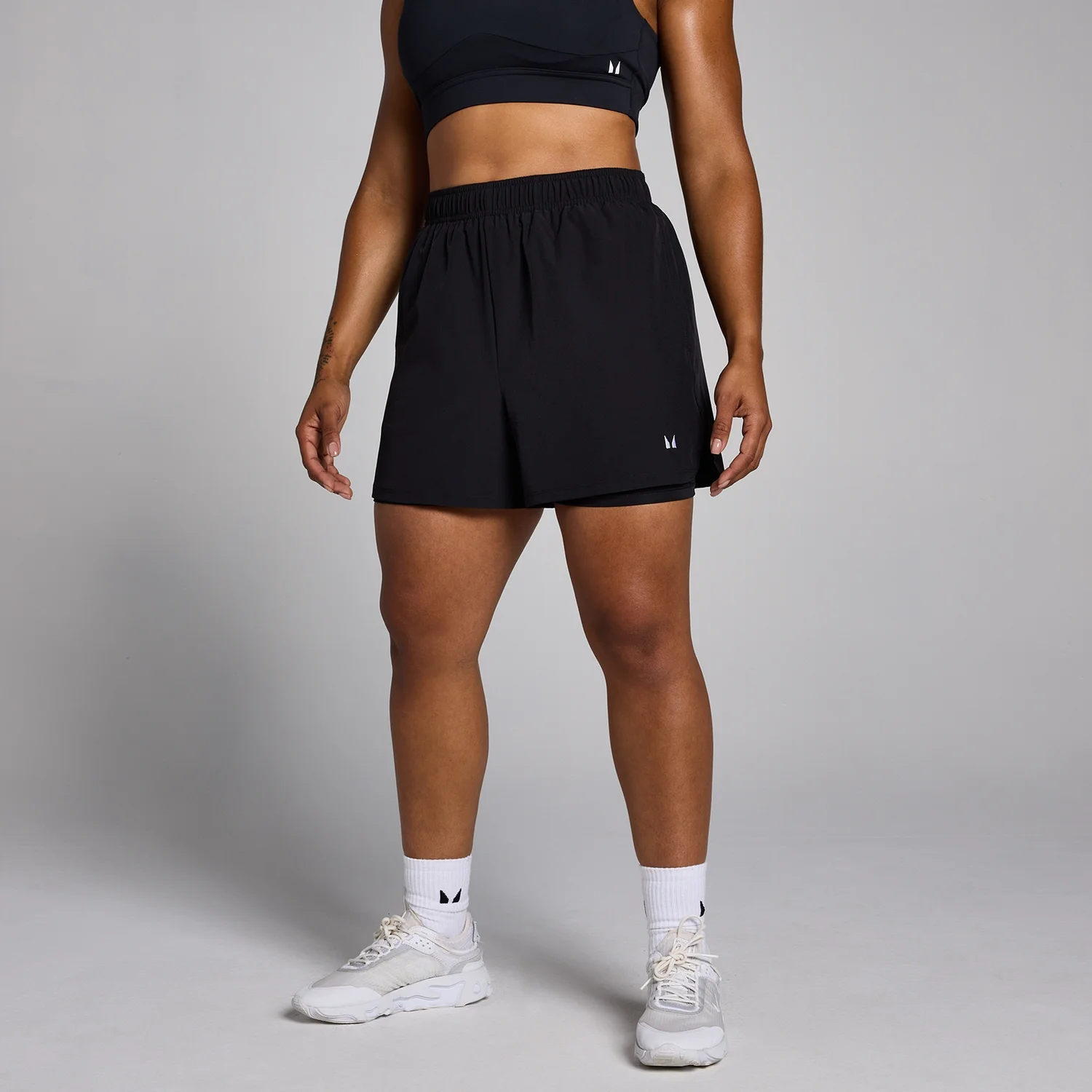 MP Women's Training 2 in 1 Shorts - Black MP Women's Training 2 in 1 Shorts - Black