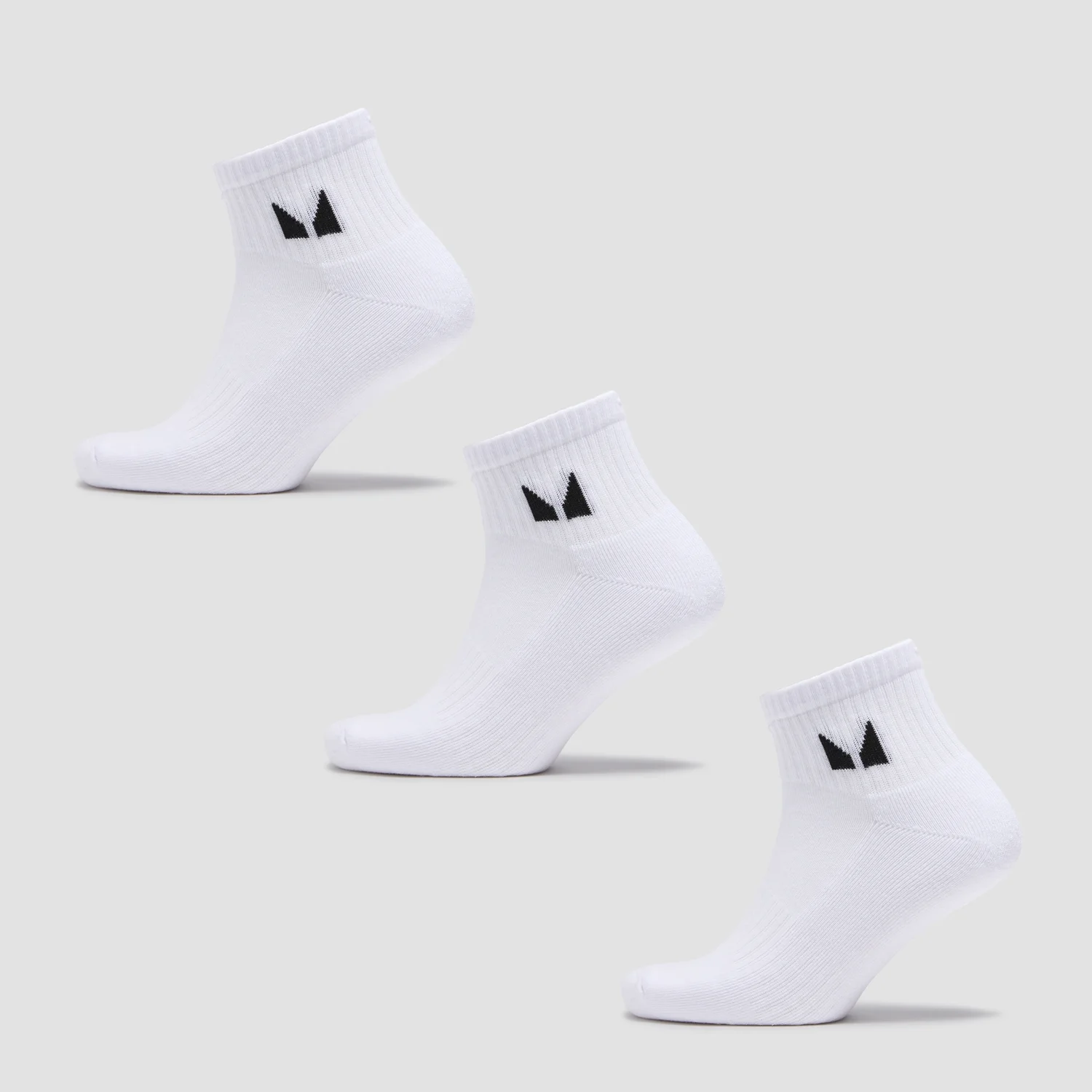 MP Unisex Ankle Socks (3 Pack) - White MP Unisex Ankle Socks (3 Pack) - White