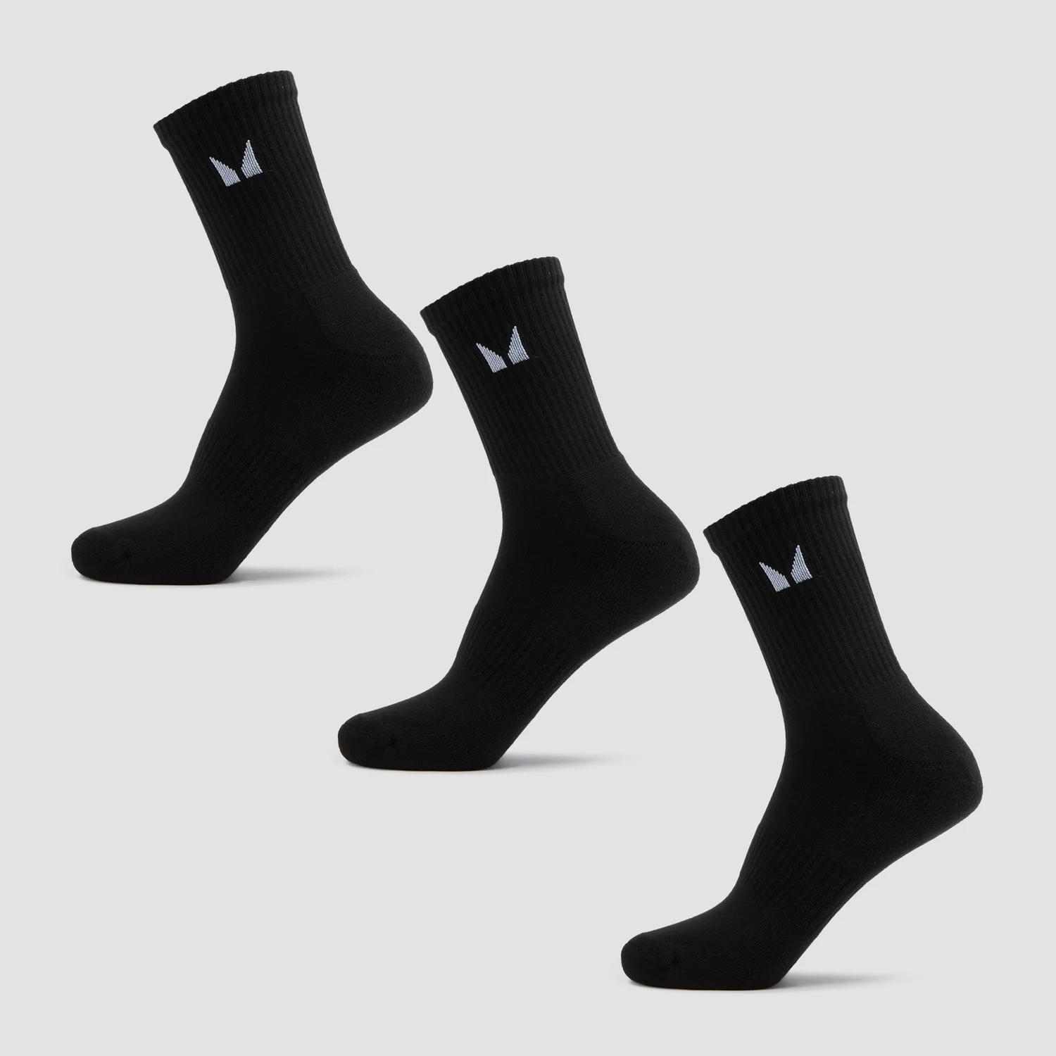 MP Unisex Crew Socks (3 Pack) - Black MP Unisex Crew Socks (3 Pack) - Black