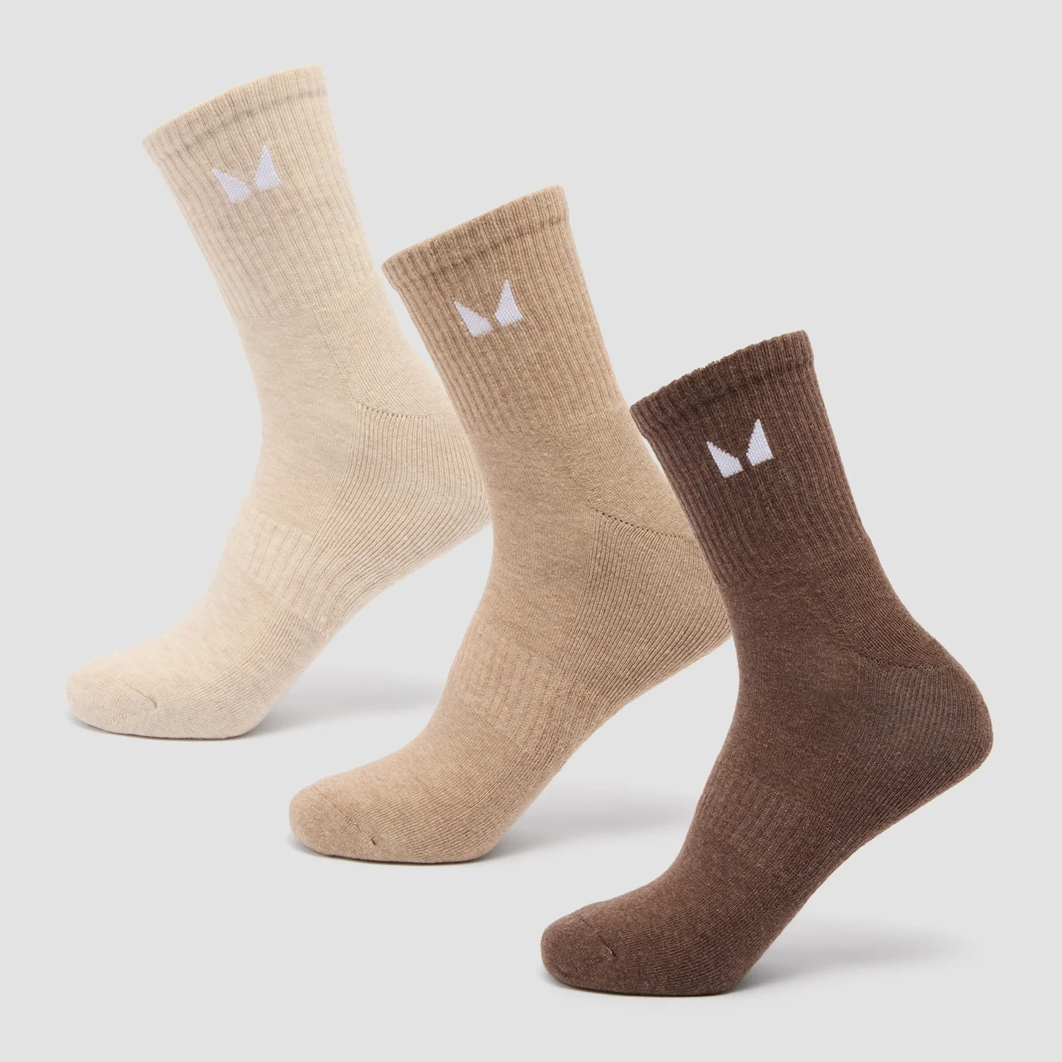MP Unisex Crew Socks (3 Pack) - Neutral MP Unisex Crew Socks (3 Pack) - Neutral
