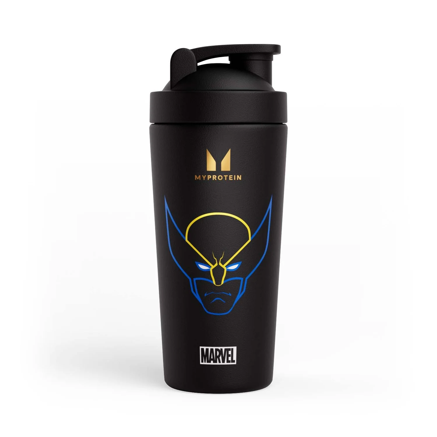 Myprotein Wolverine Recycled Metal shaker - Black Myprotein Wolverine Recycled Metal shaker - Black