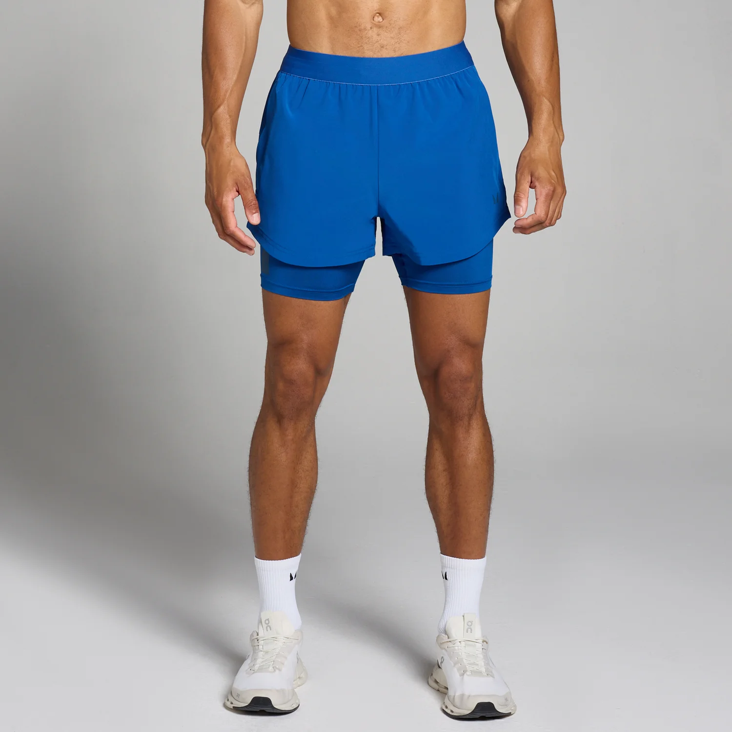MP Men's Tempo 2 in 1 Shorts - True Blue MP Men's Tempo 2 in 1 Shorts - True Blue