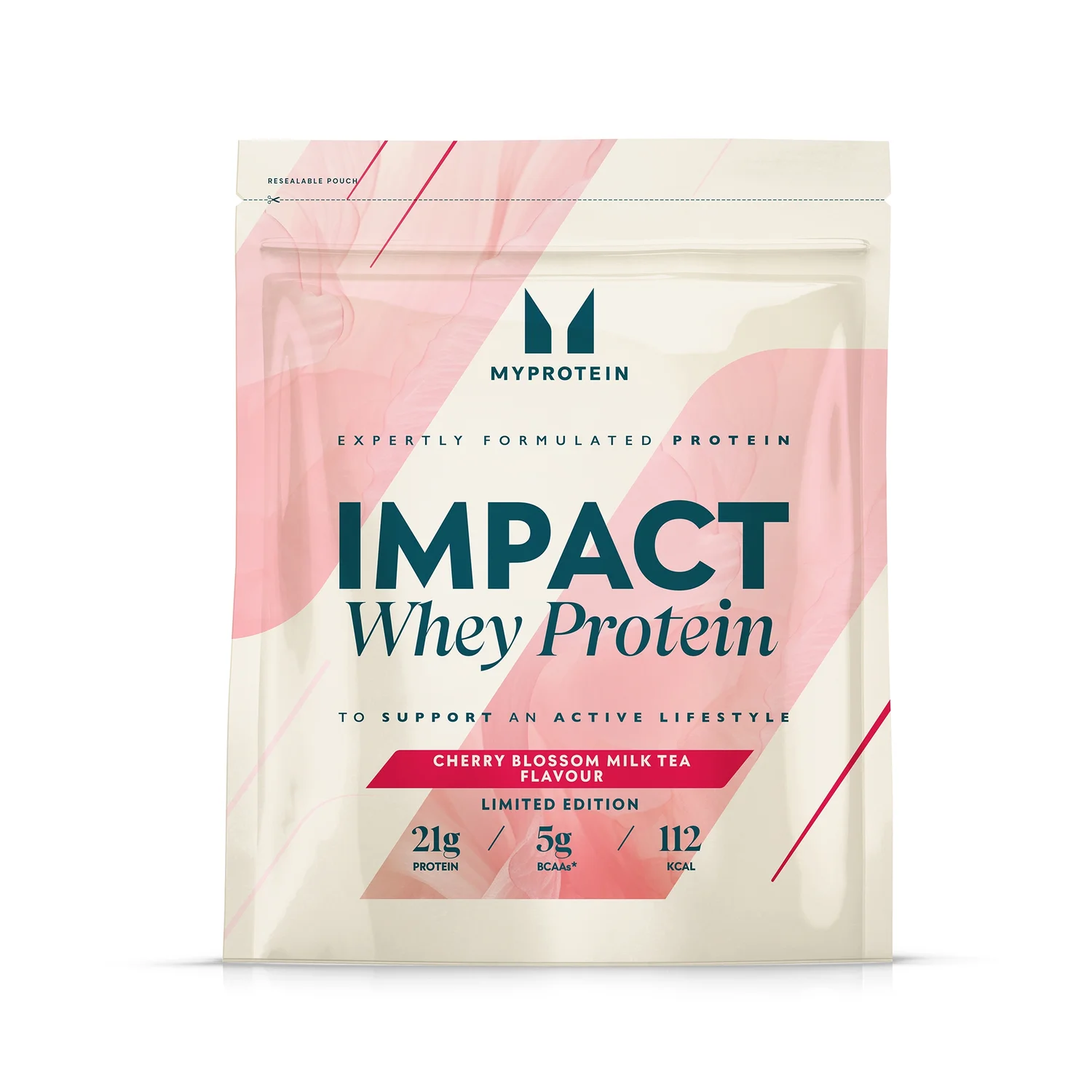 Impact ホエイ プロテイン 1KG - 33食分 桜ミルクティー