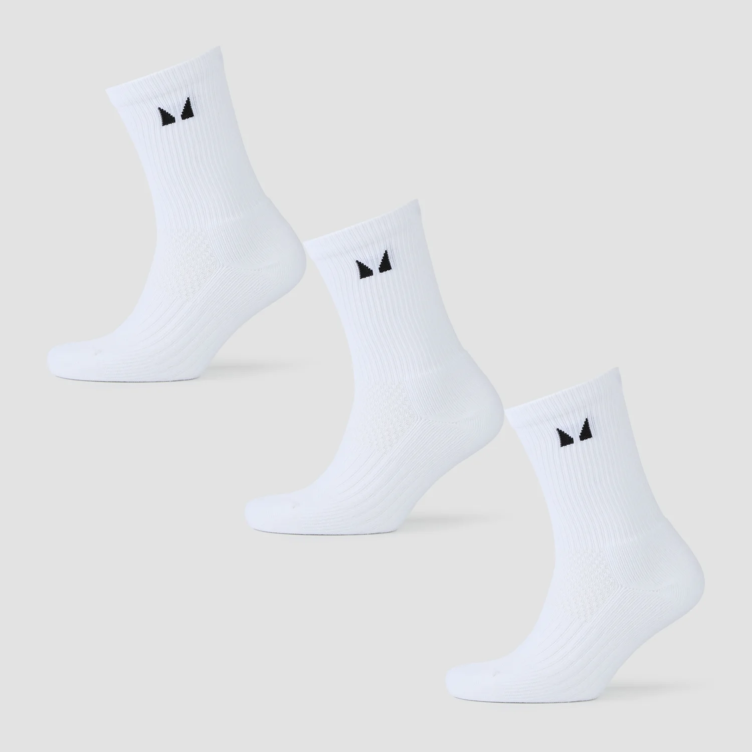 MP Running Socks (3 pack) - White MP Running Socks (3 pack) - White