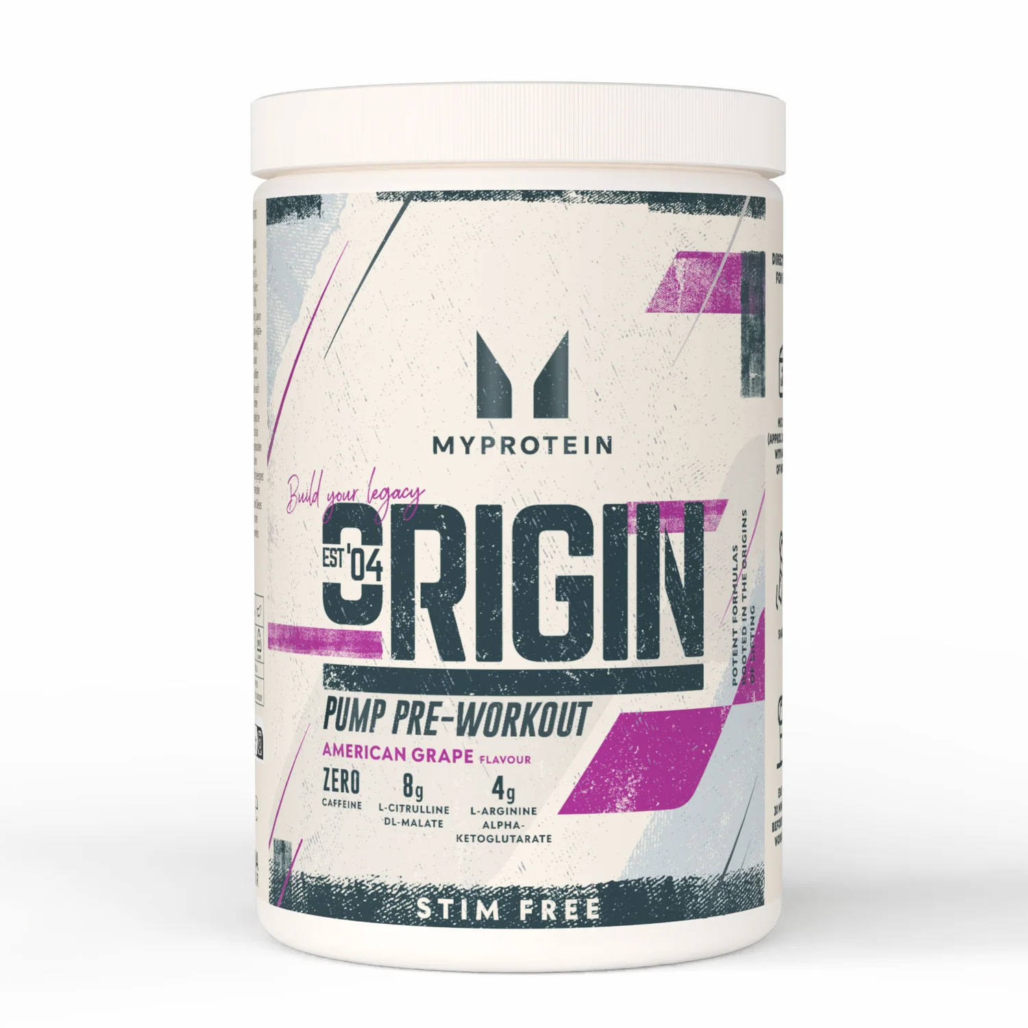 Origin Pump Pre-Workout | Stim & Caffeine-Free