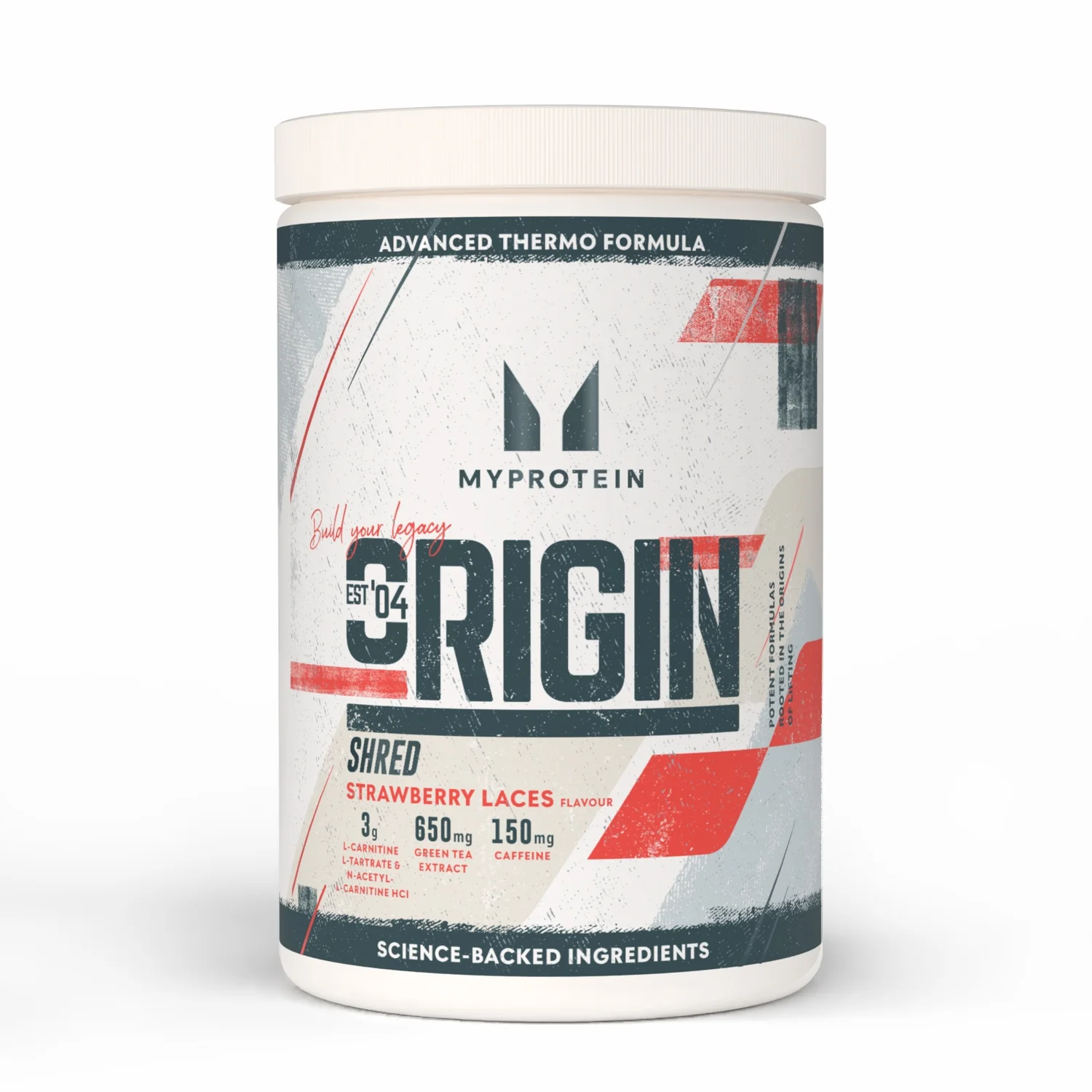 Myprotein Origin Shred Pre-Workout 60SERVINGS, 660g Strawberry Laces