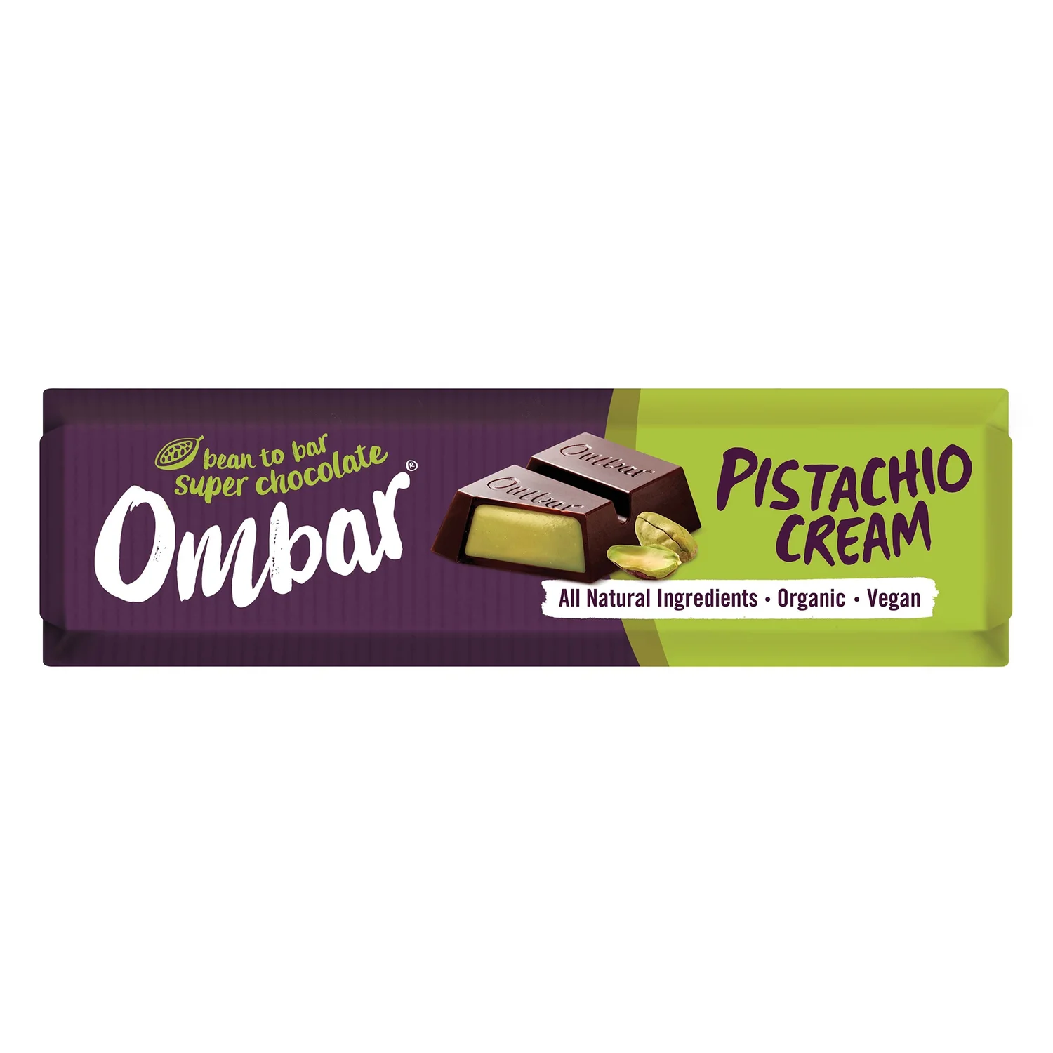 Ombar Pistachio Cream Filled Bar