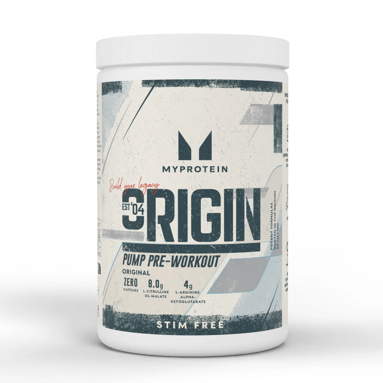 Origin Pump Pre-Workout | Stim & Caffeine-Free