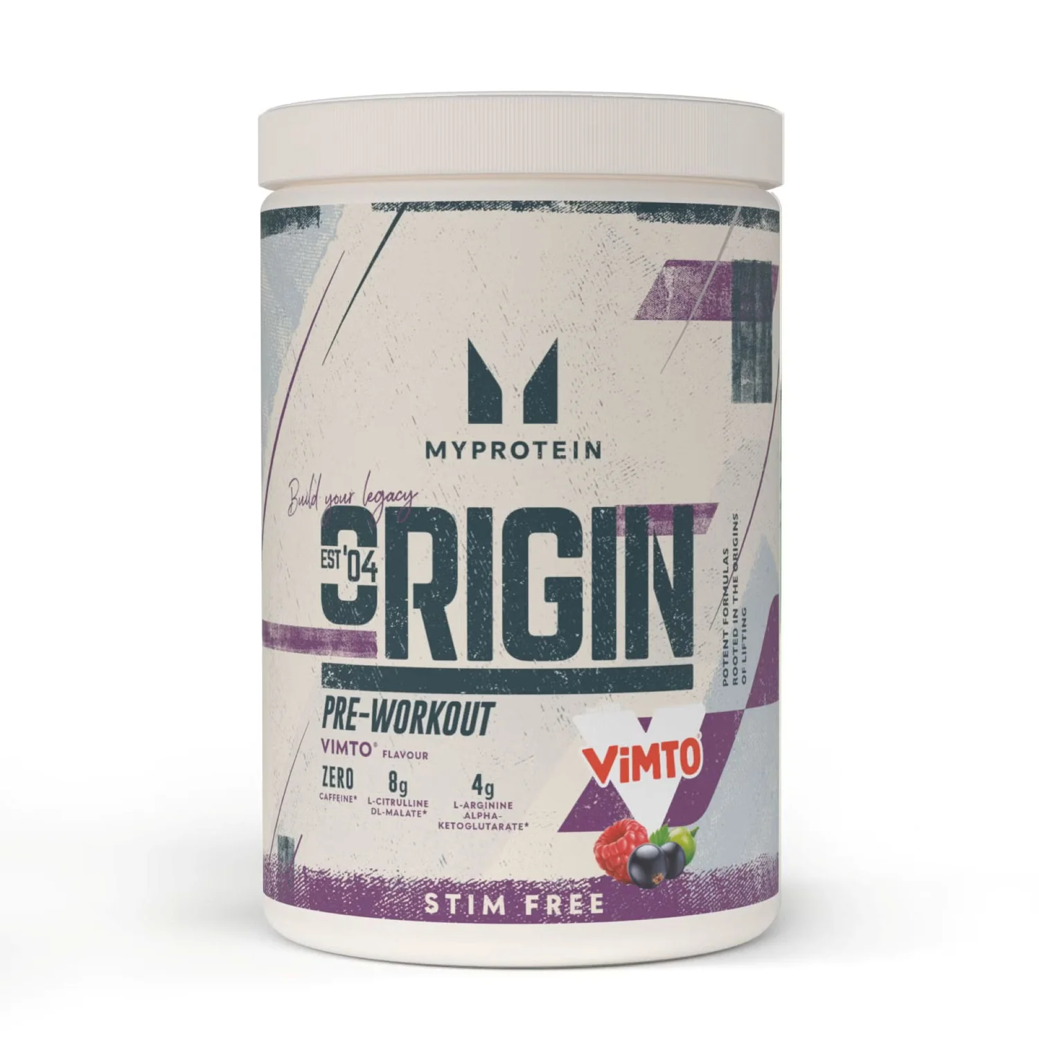 Origin Pump Pre-Workout x Vimto® | Stim & Caffeine-Free