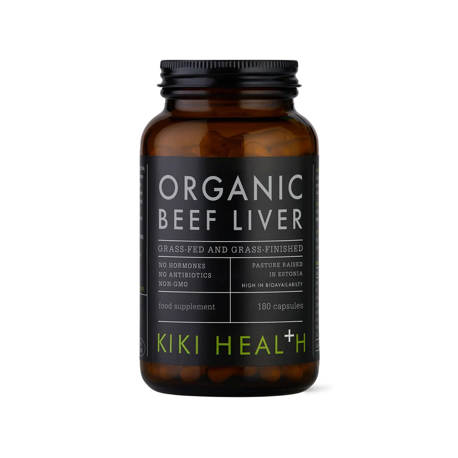 KIKI Health Organic Beef Liver - 180 Vegicaps KIKI Health Organic Beef Liver - 180 Vegicaps